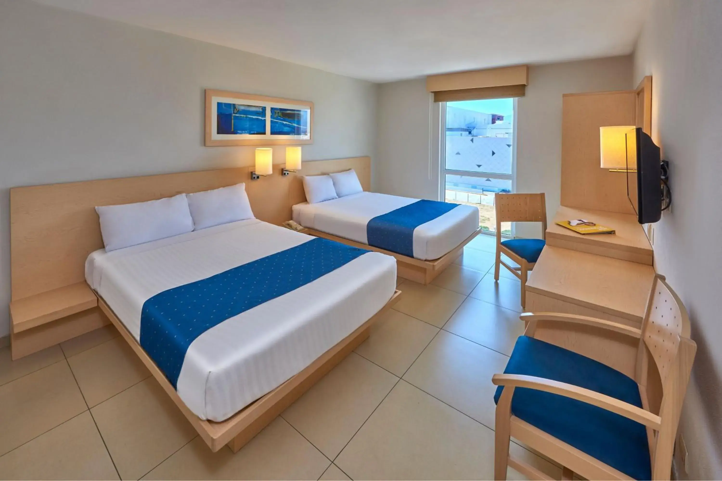 Double Room with Two Double Beds in City Express by Marriott Manzanillo Double Room with Two Double Beds in City Express by Marriott Manzanillo
