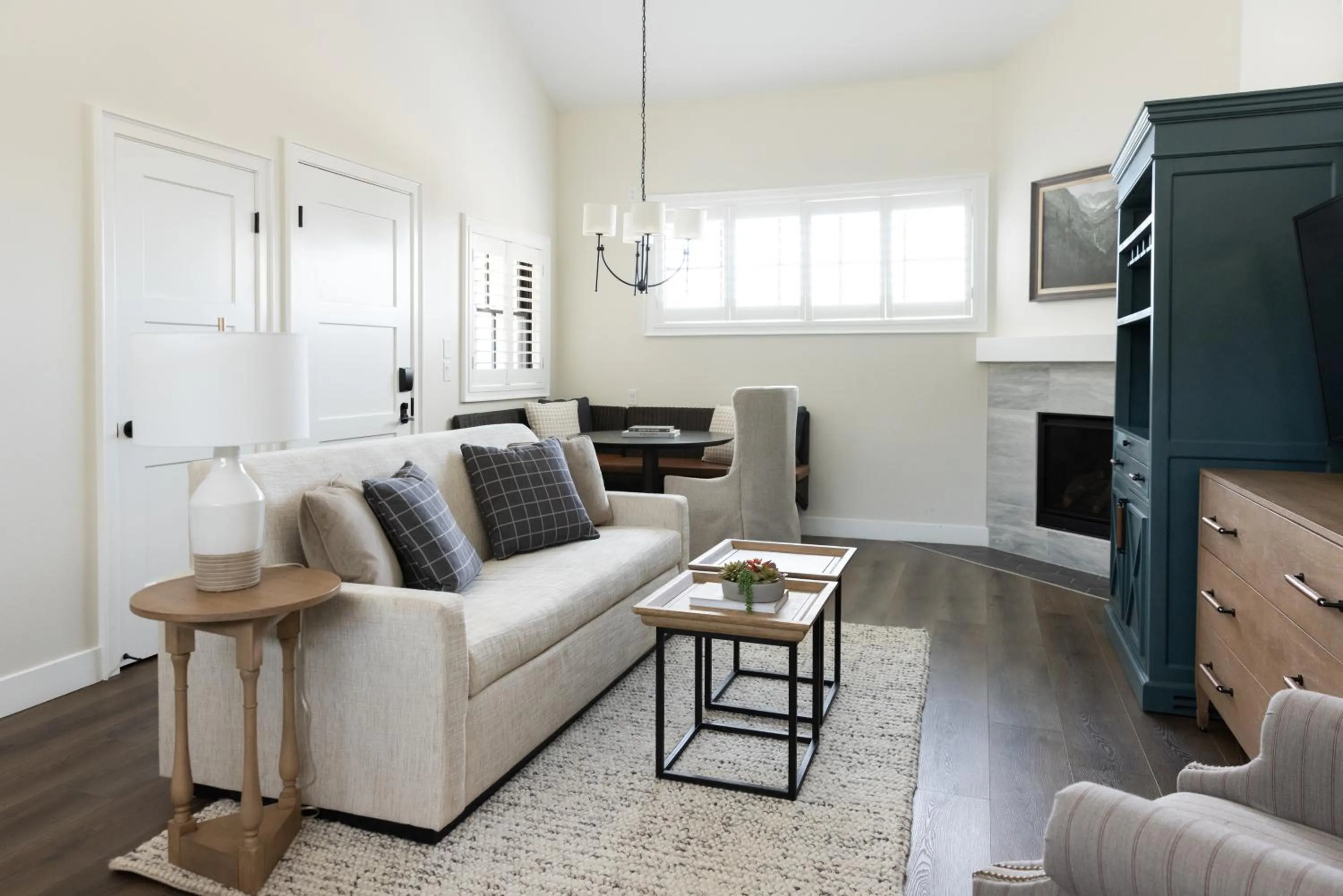 Seating area in Homestead Midway Utah