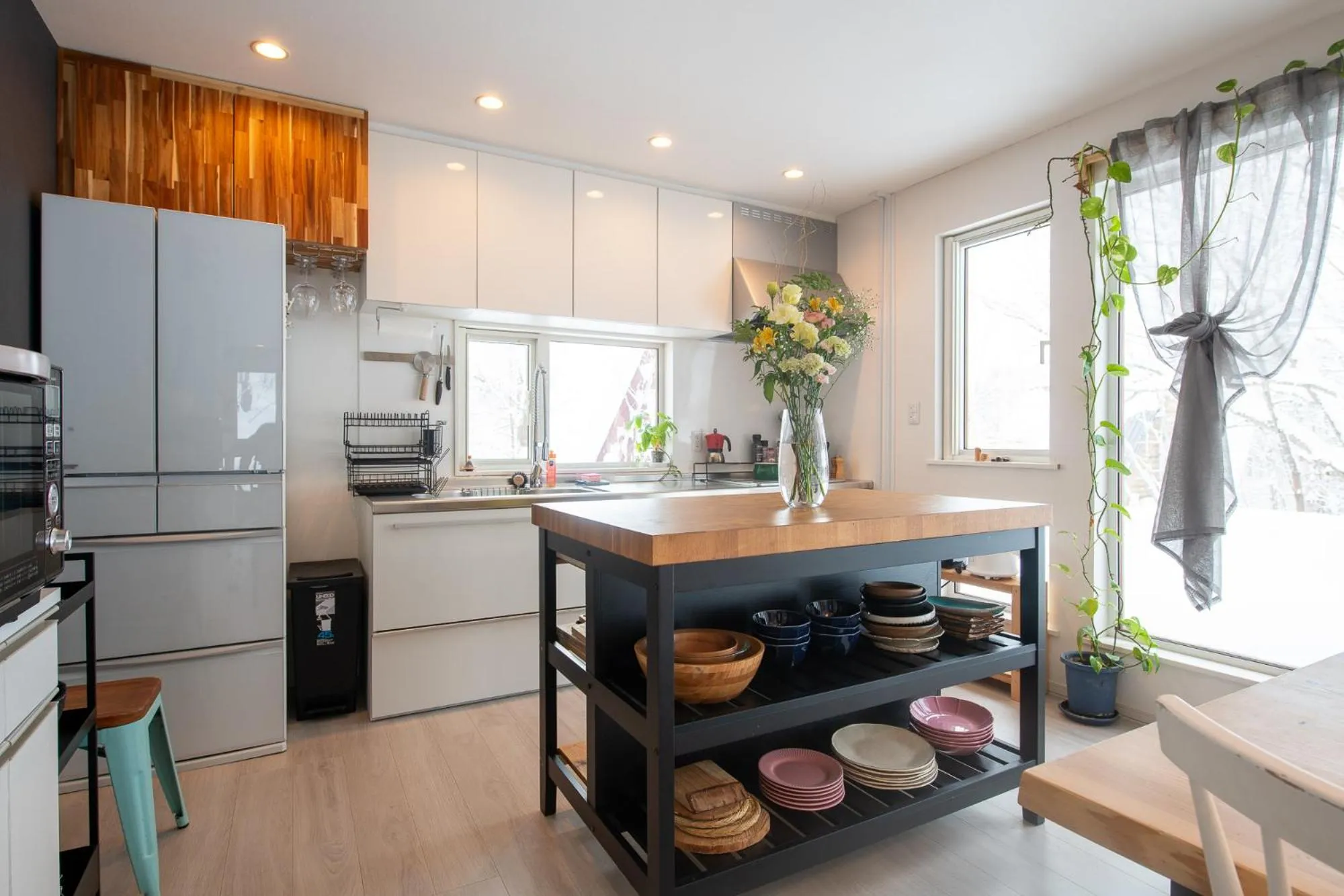 Kitchen or kitchenette in Country Inn Milky House