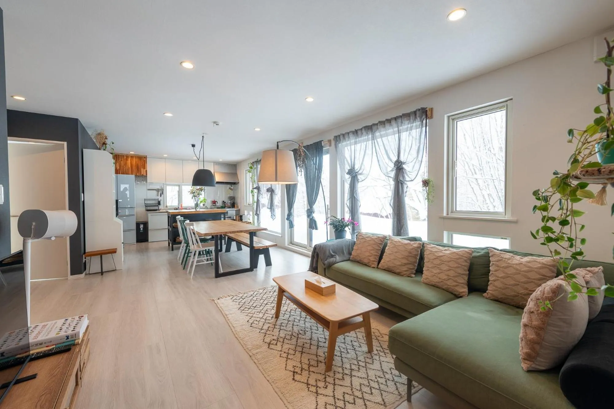 Kitchen or kitchenette in Country Inn Milky House