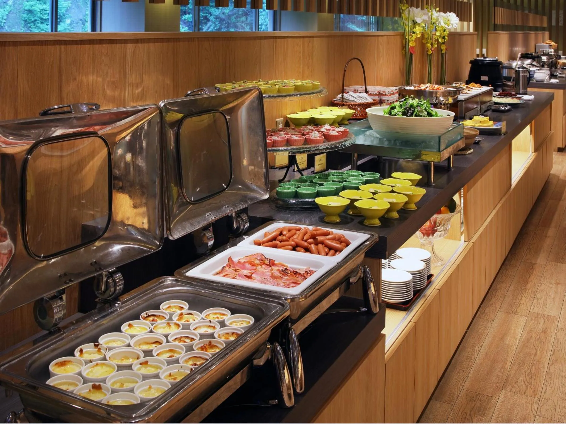 Buffet breakfast in Hakone Pax Yoshino