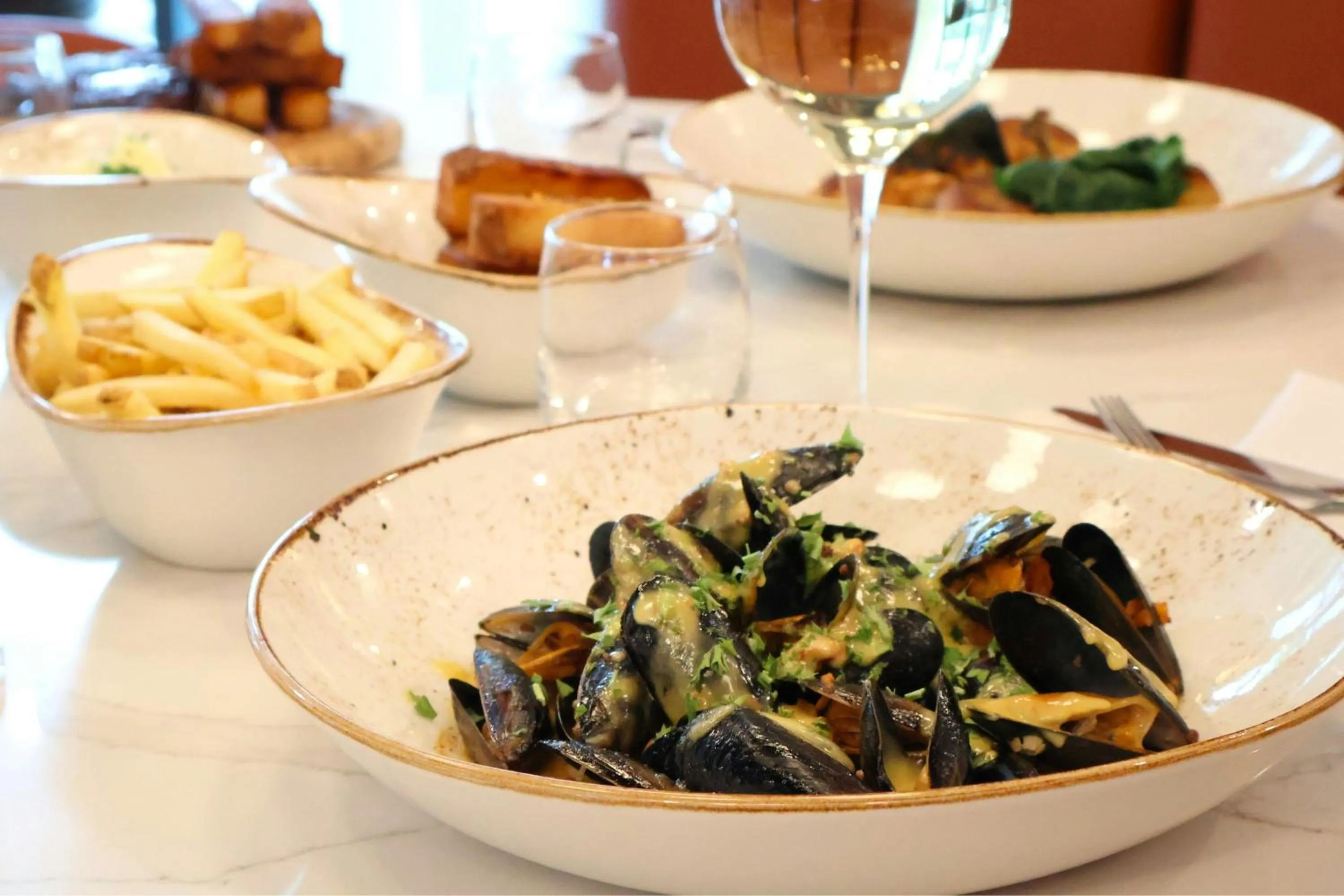 Restaurant/places to eat in Manchester Marriott Hotel Piccadilly