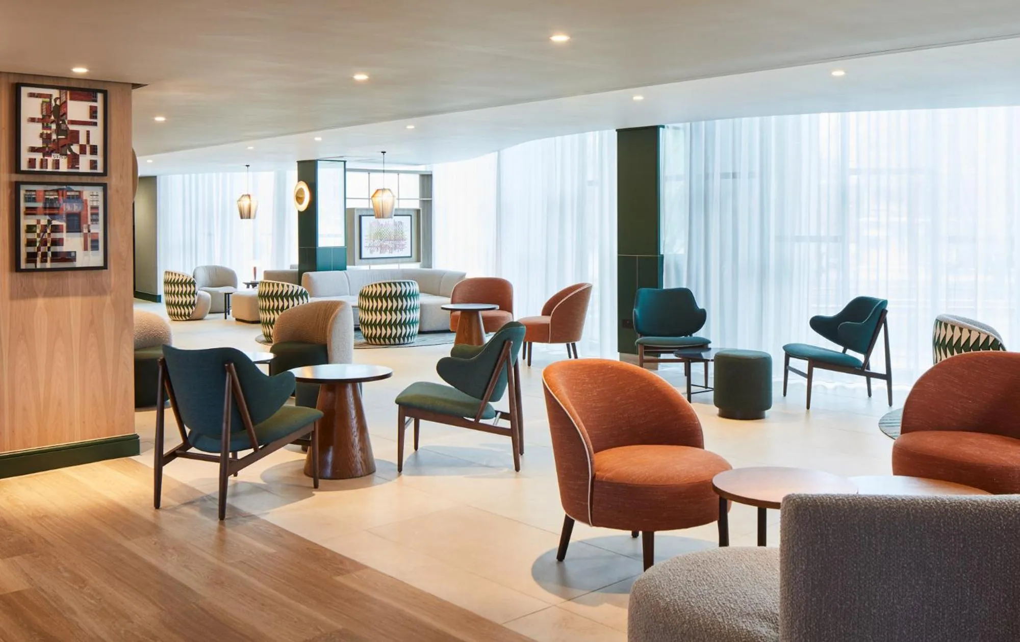 Lobby or reception in Manchester Marriott Hotel Piccadilly