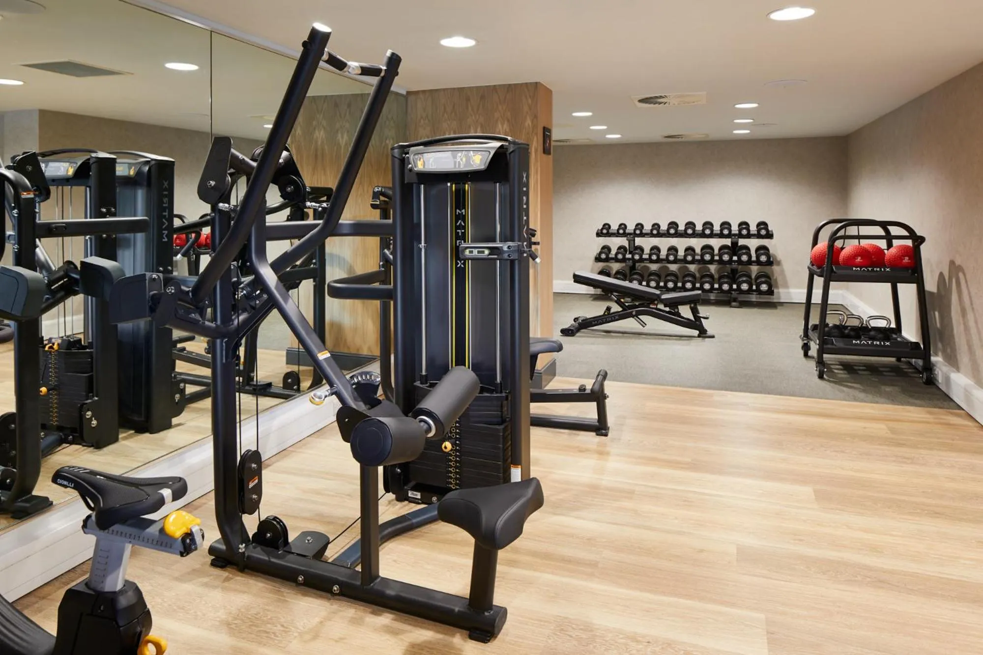 Fitness centre/facilities in Manchester Marriott Hotel Piccadilly