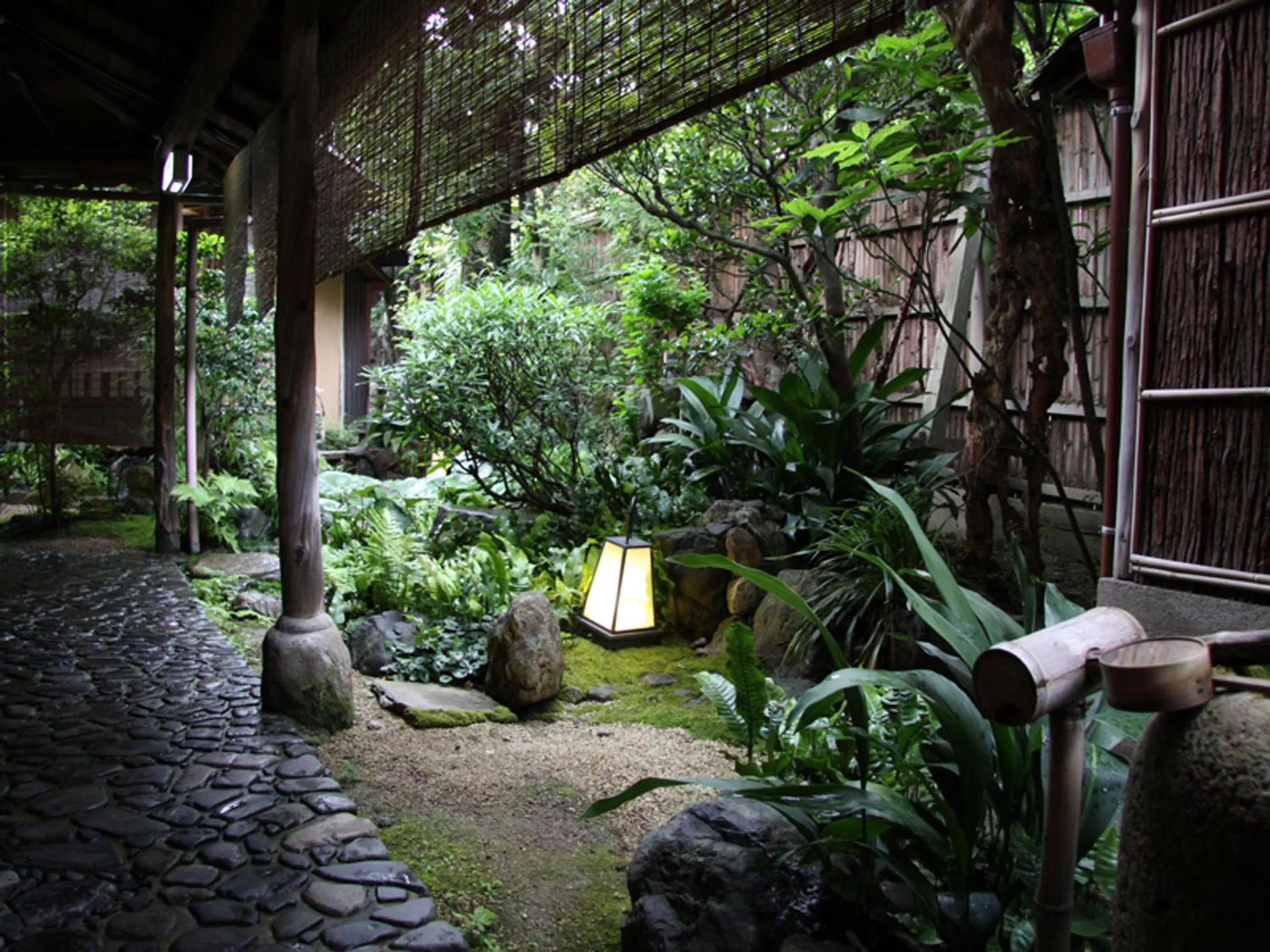 Garden view in Ryokan Inakatei