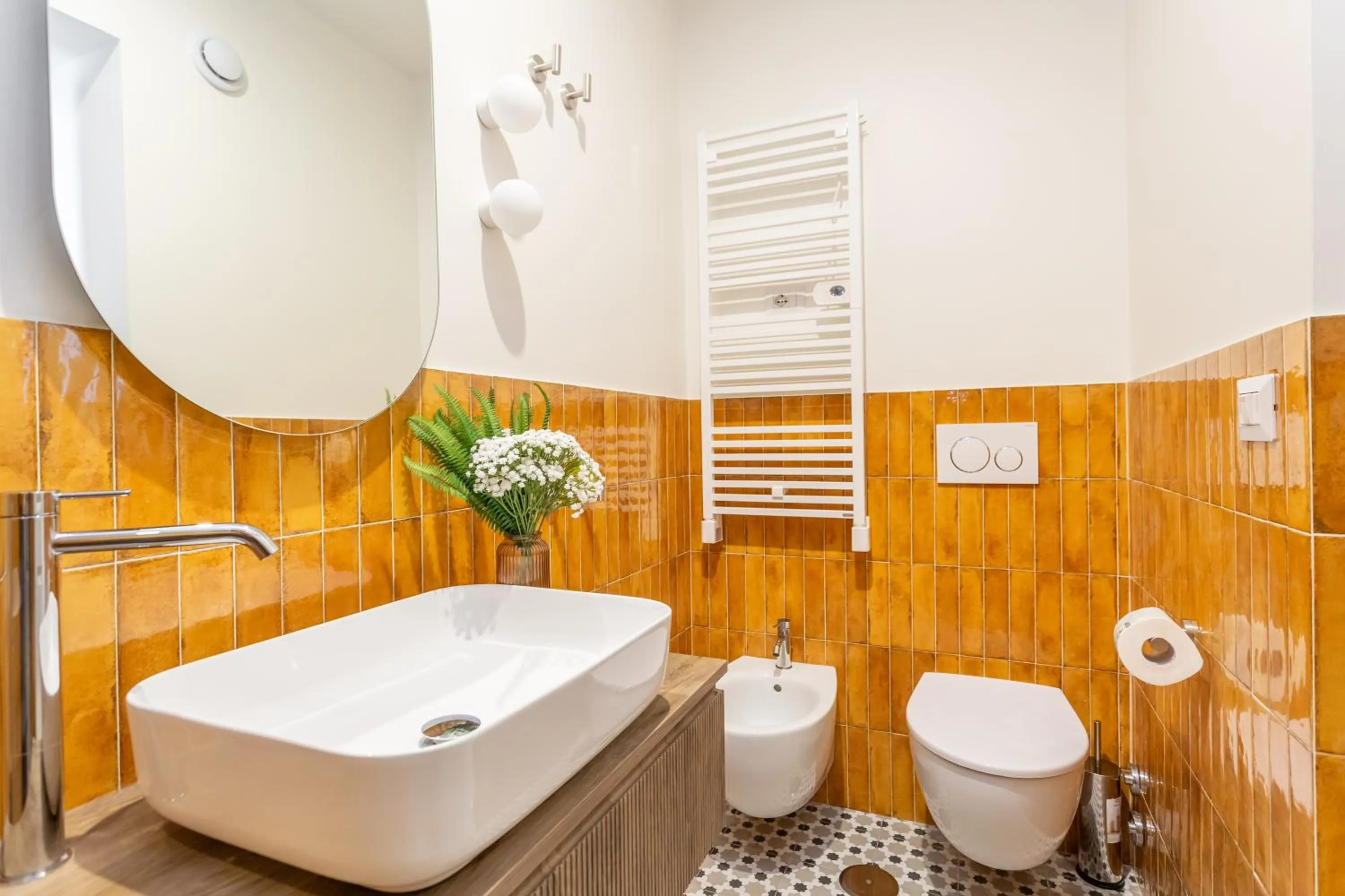 Bathroom in Daplace - La Mongolfiera Rooms in Navona