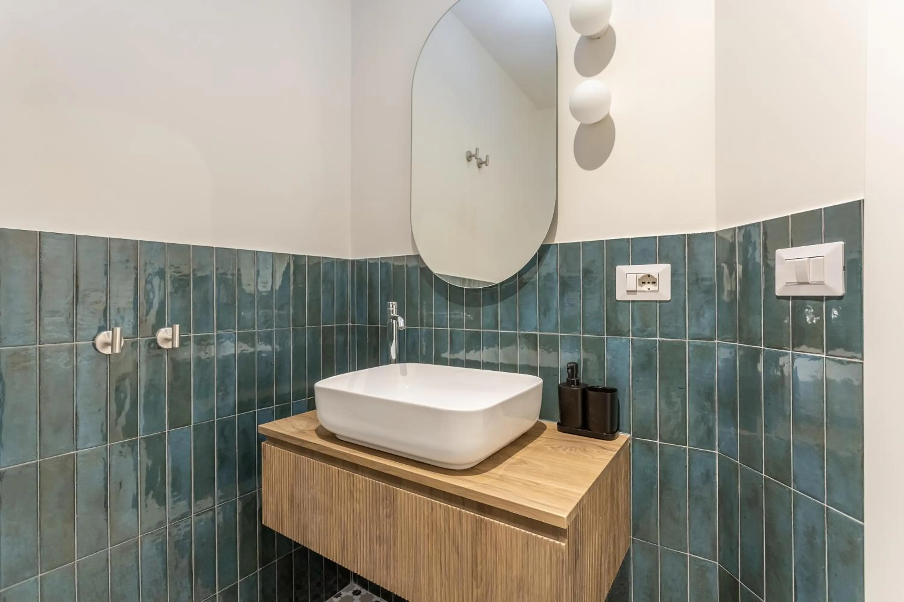 Bathroom in Daplace - La Mongolfiera Rooms in Navona