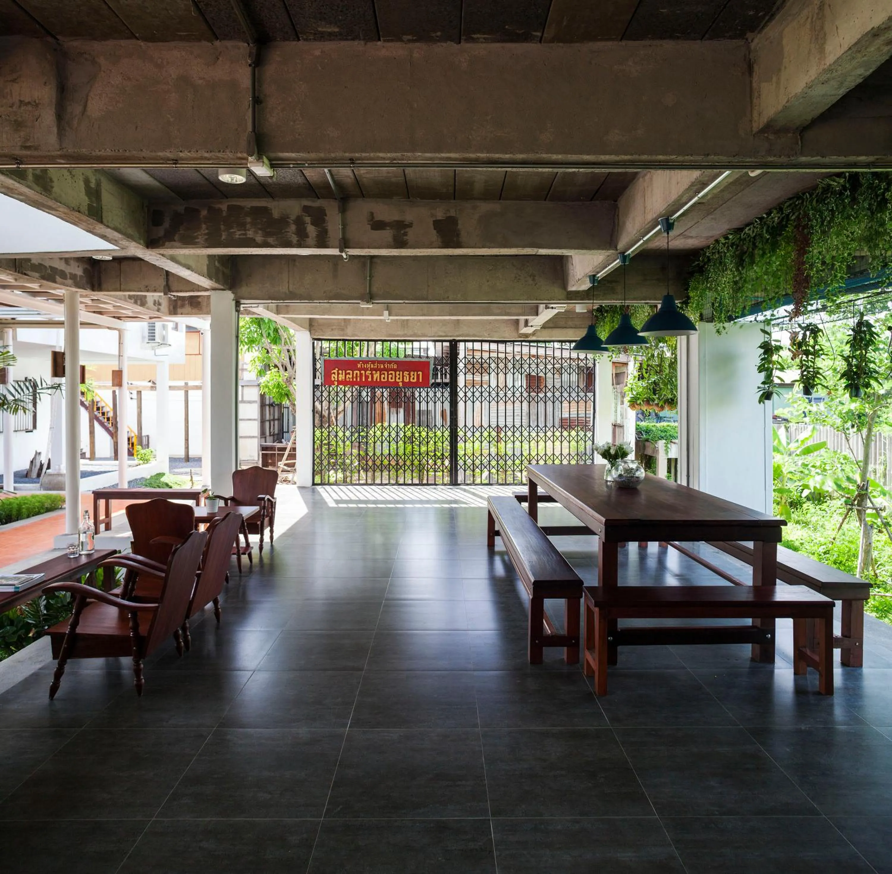 Seating area in Krodyle Mindfulness House
