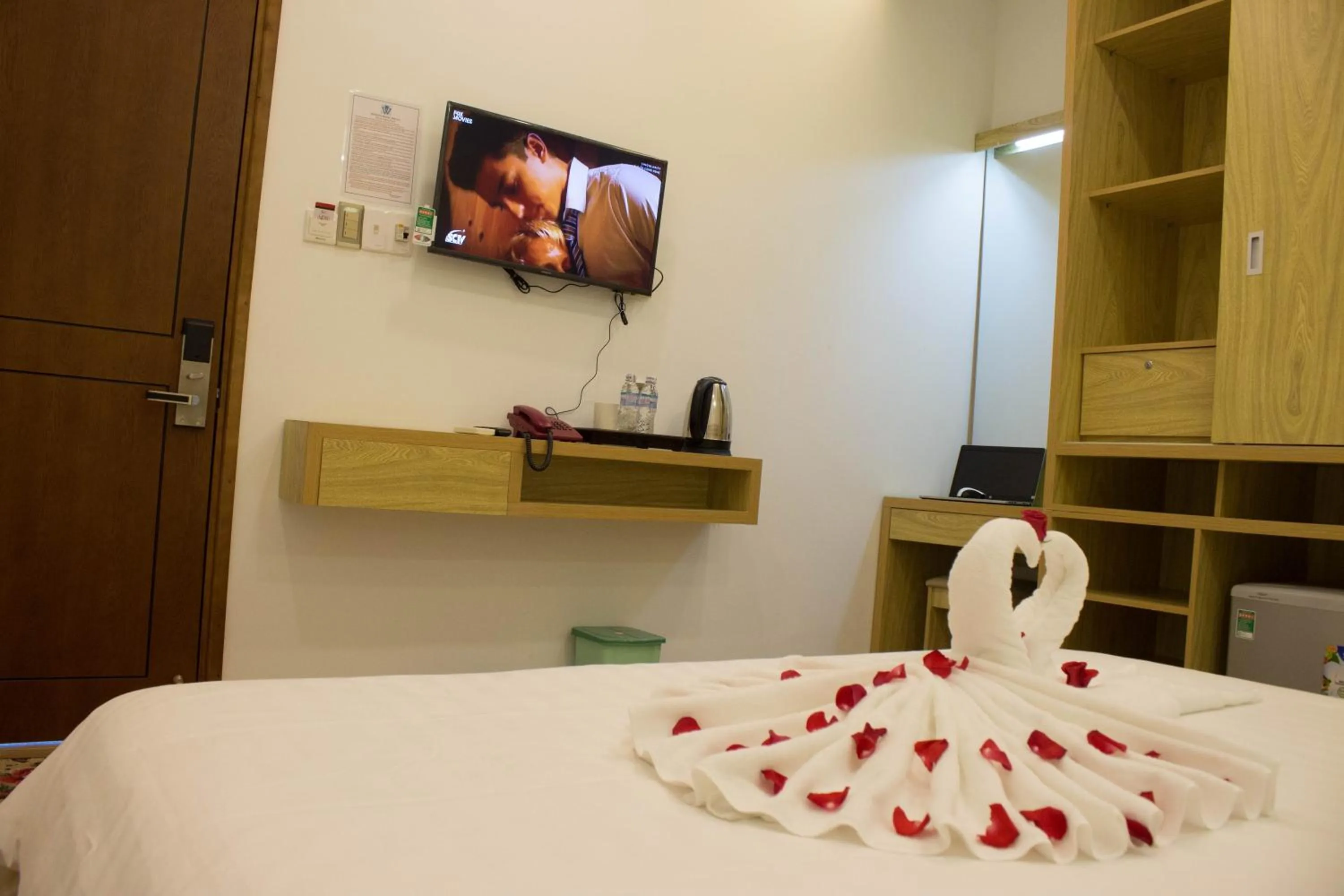 Bed in Winston Hotel