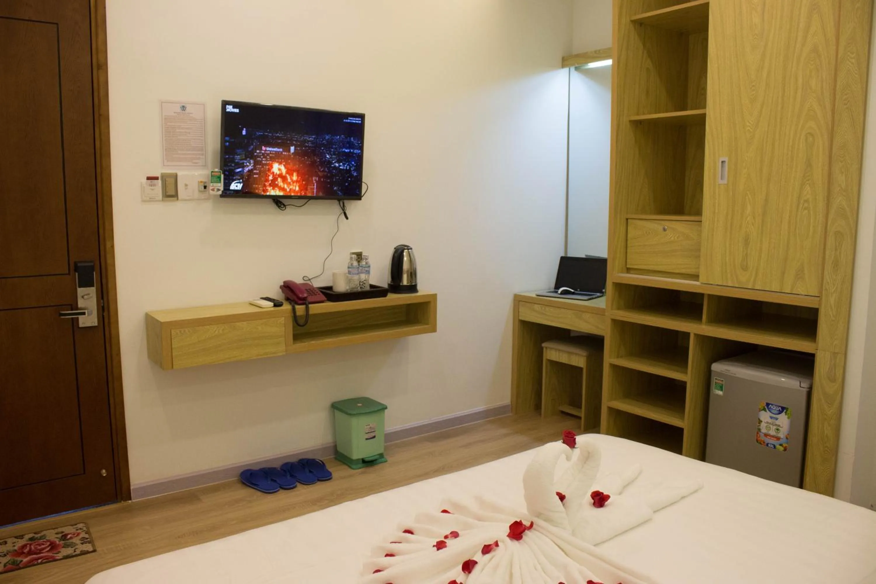 Bed in Winston Hotel