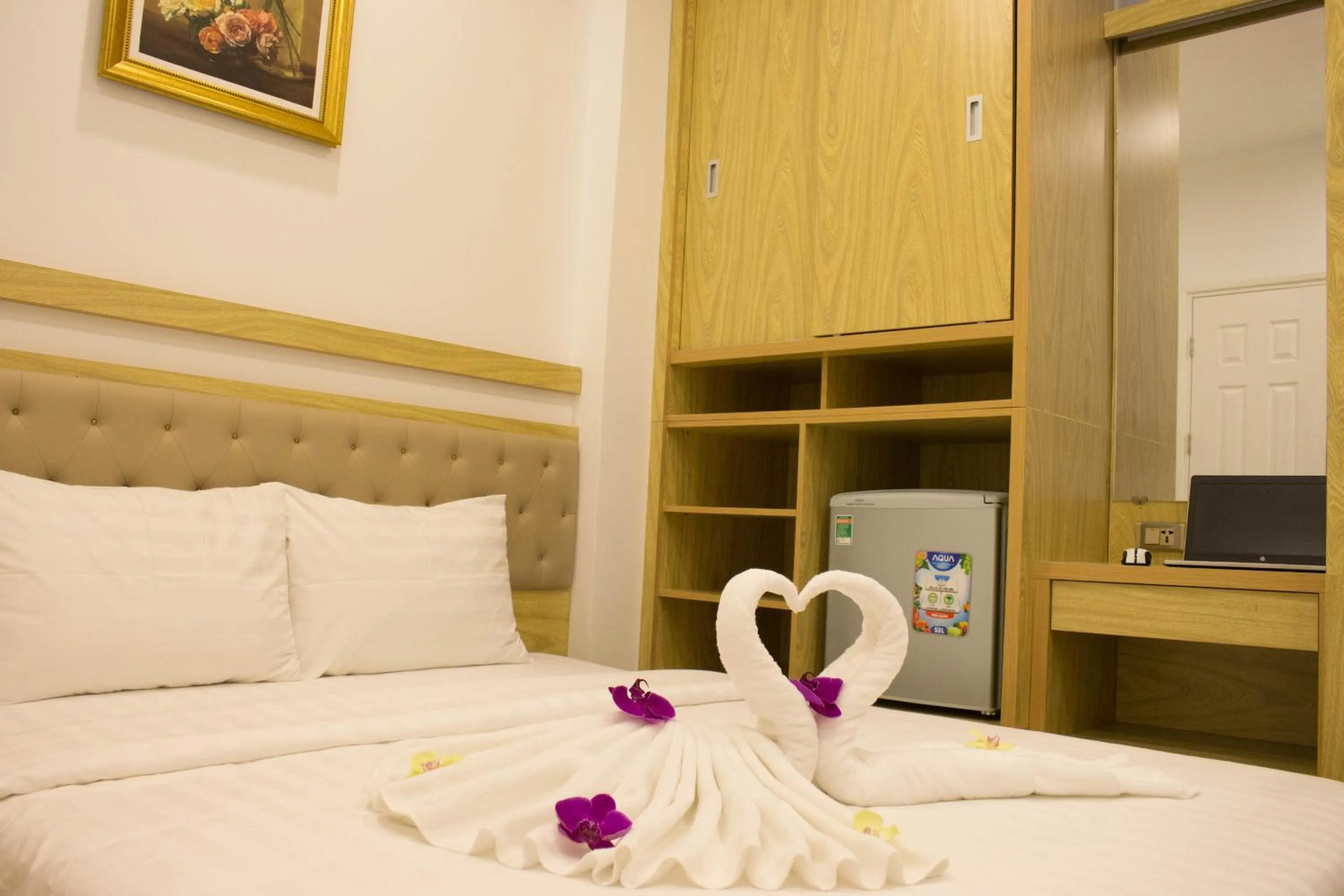 Bed in Winston Hotel