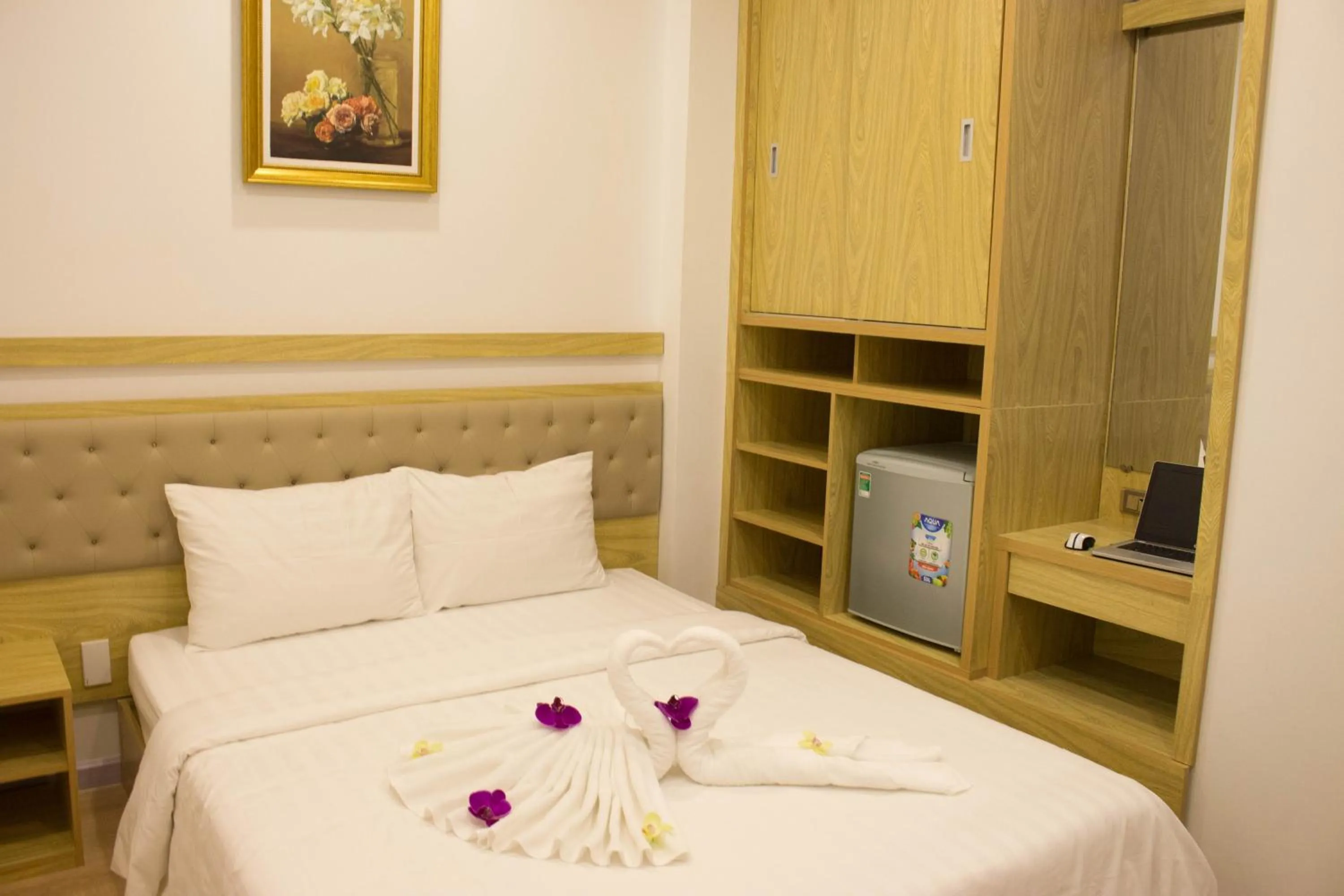 Bed in Winston Hotel