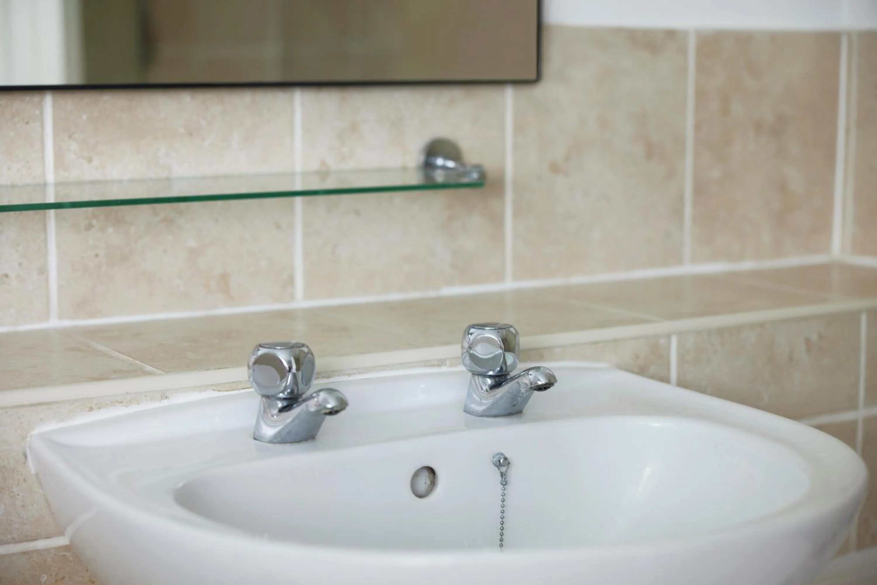 Bathroom in Old Ferry Boat by Greene King Inns