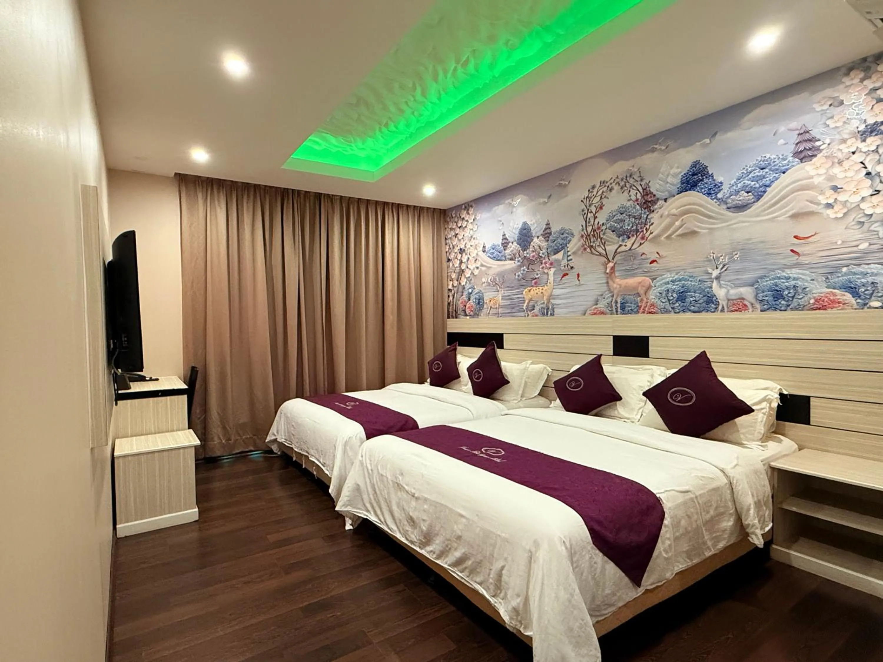 Bed in Venus Boutique Hotel