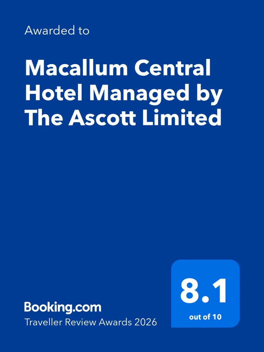 Property building in Macallum Central Hotel Managed by The Ascott Limited