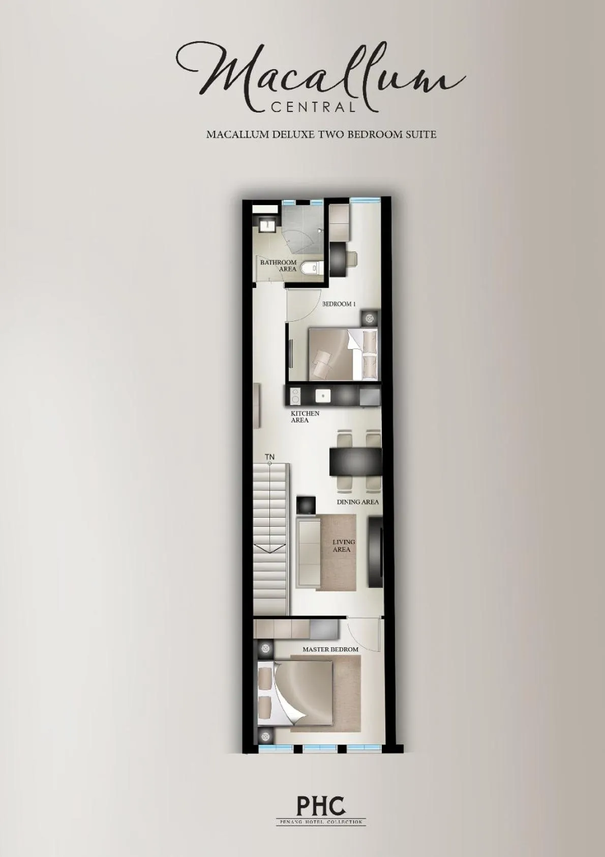 Floor plan in Macallum Central Hotel Managed by The Ascott Limited