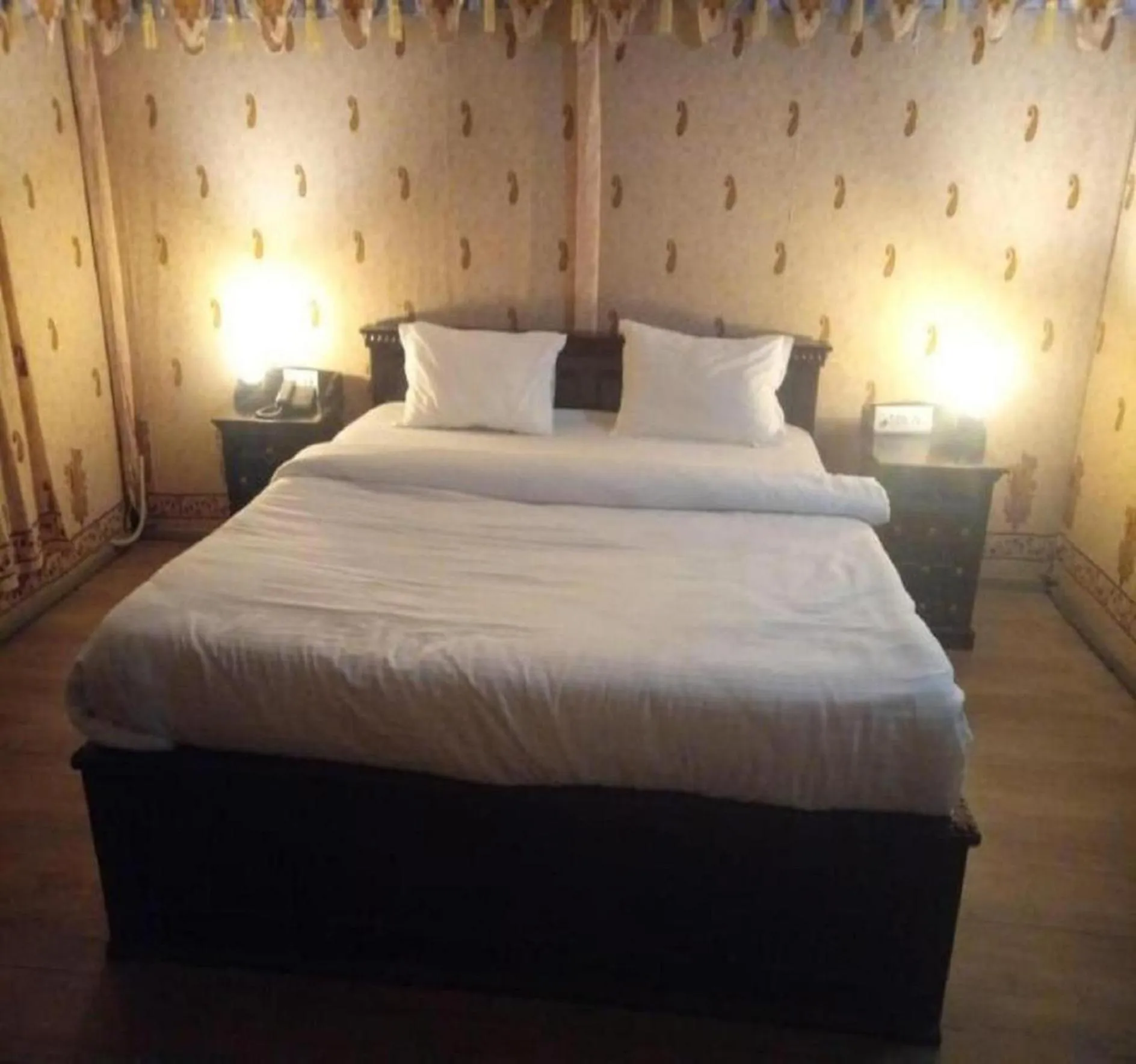 Bed in The timber garden adventure club