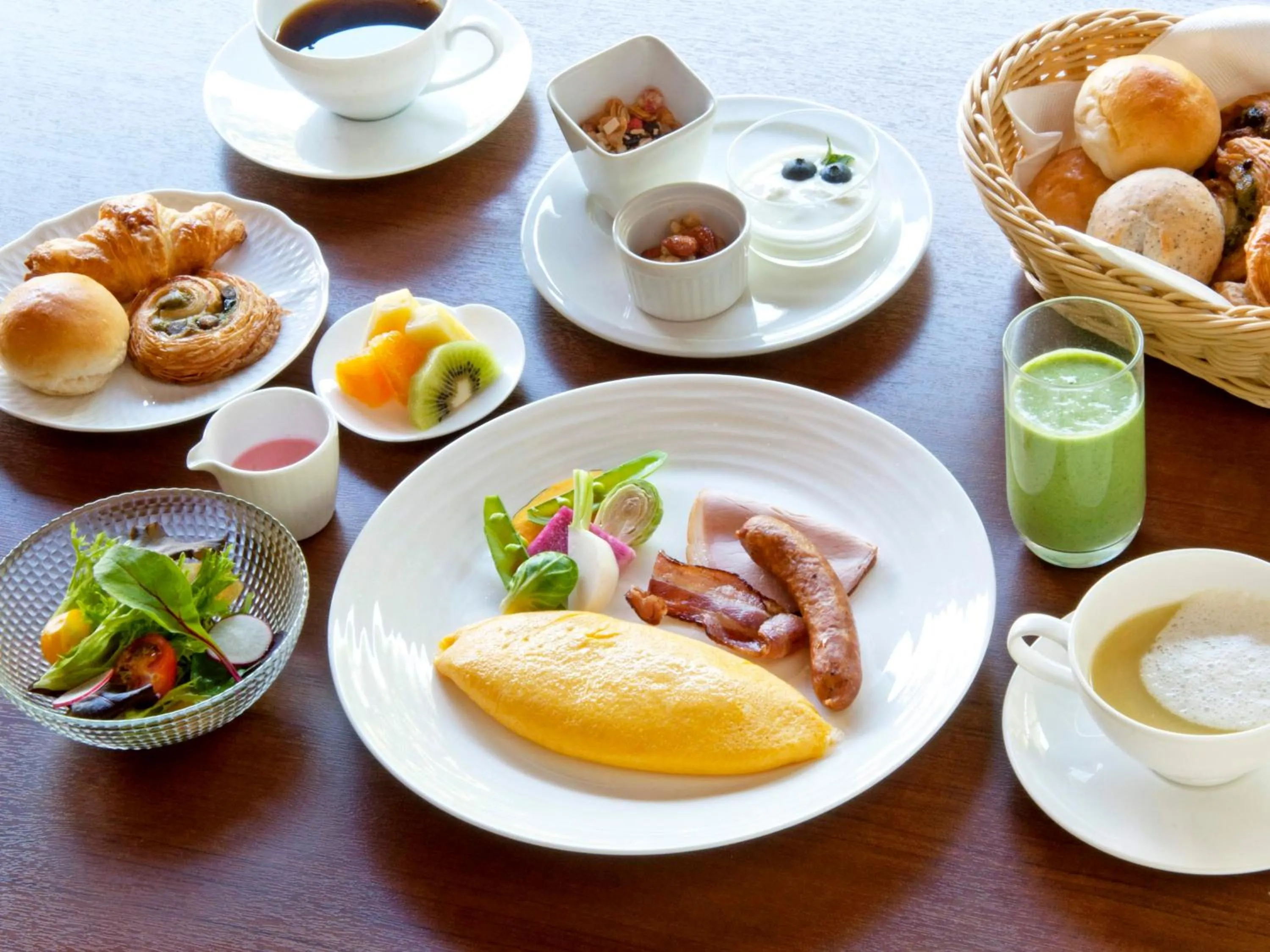 American breakfast in Tofuya Resort&Spa-Izu