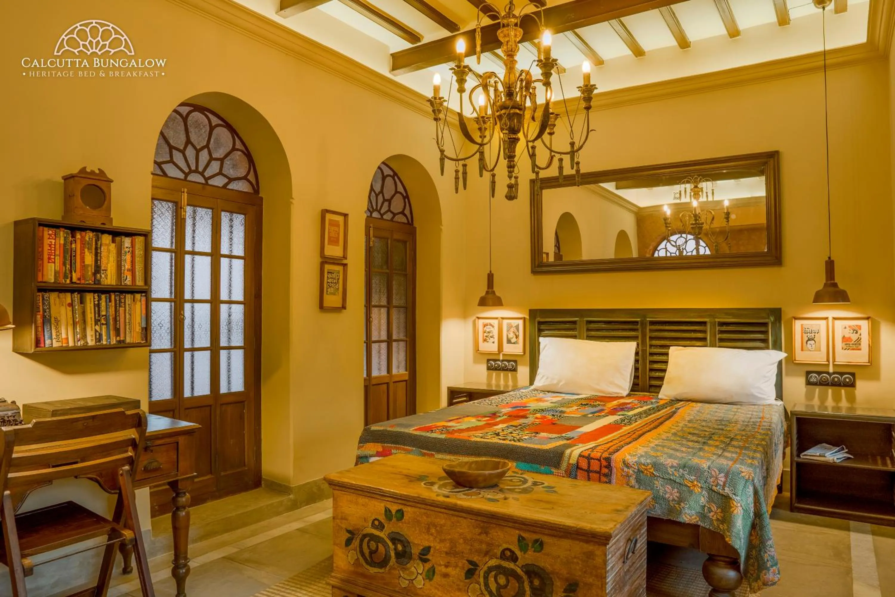 Bed in Calcutta Bungalow