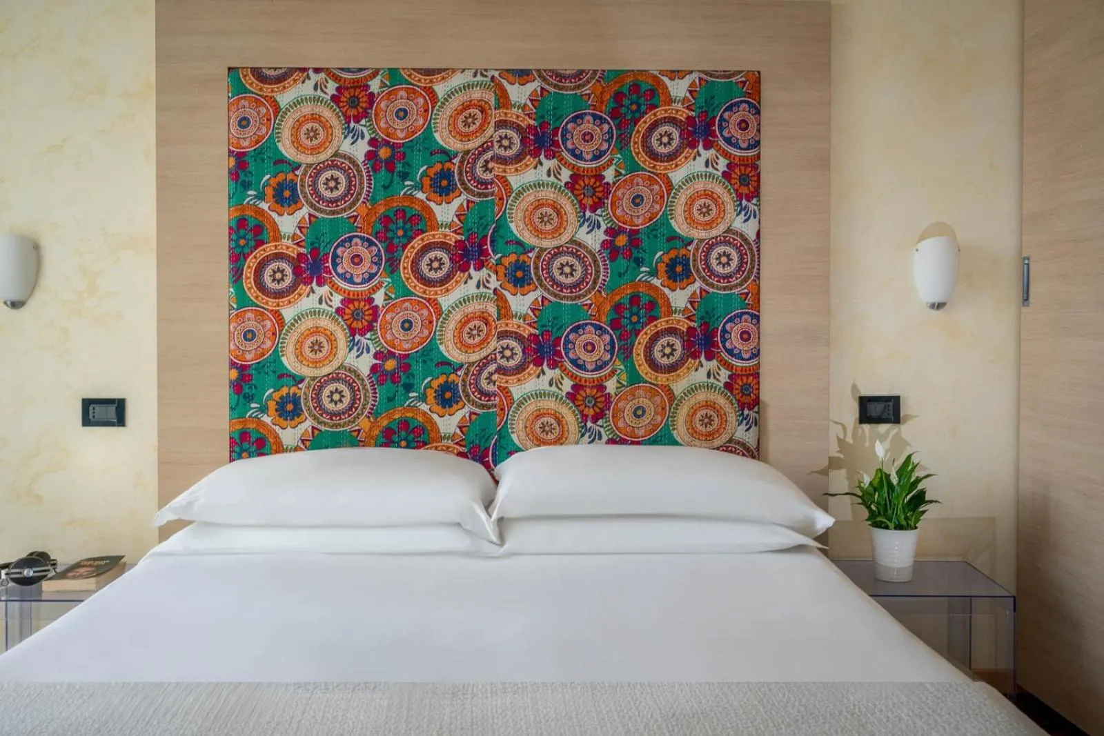 Bed in Hotel Villa Marina Wellness SPA