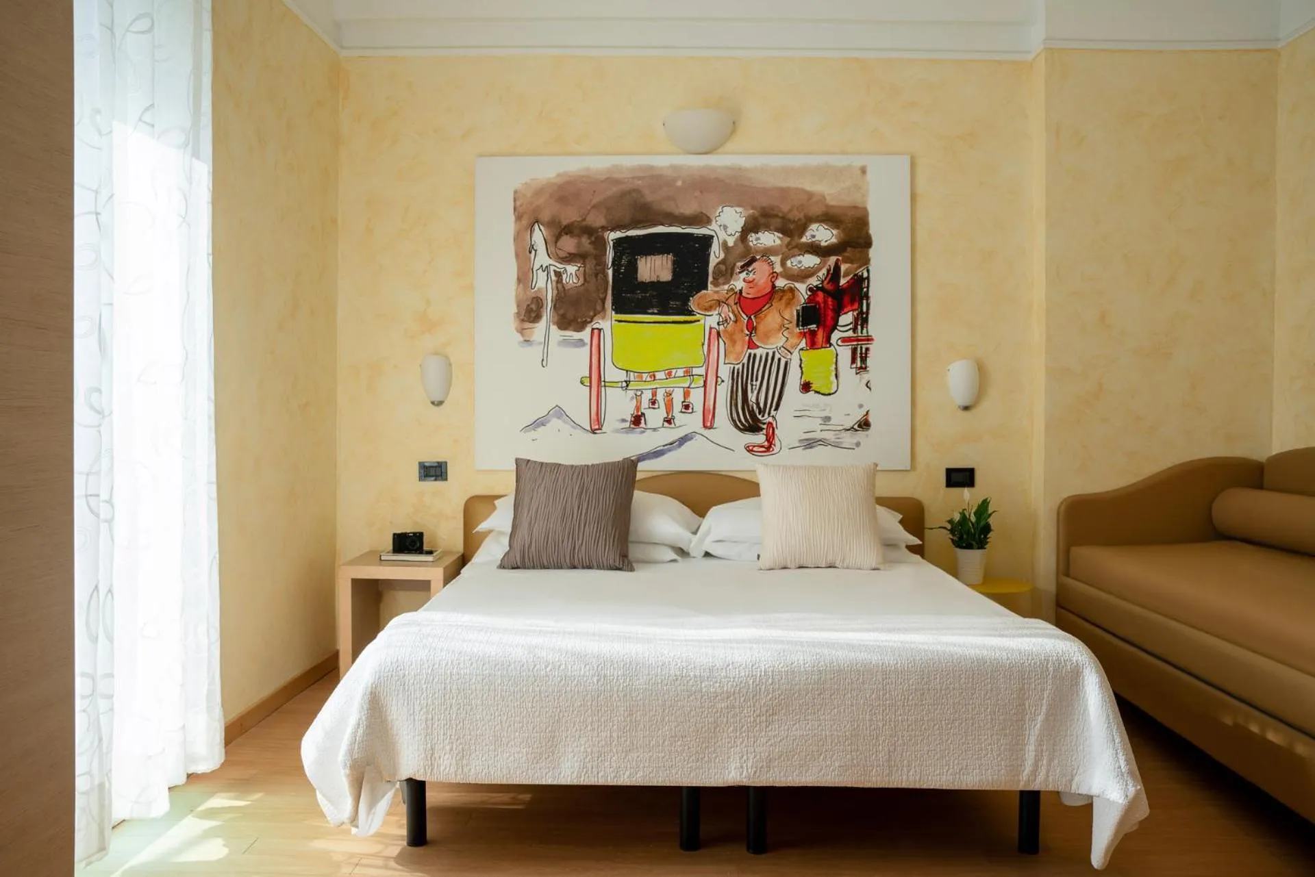 Photo of the whole room, Bed in Hotel Villa Marina Wellness SPA