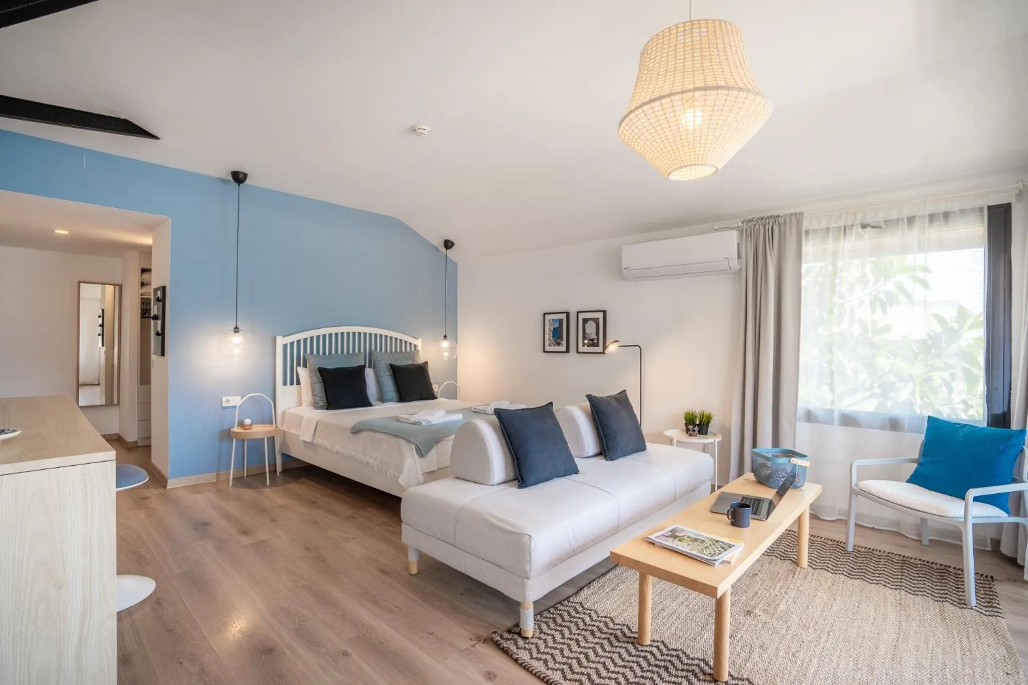 Bedroom, Bed in True Blue Boutique Hotel Kalkan