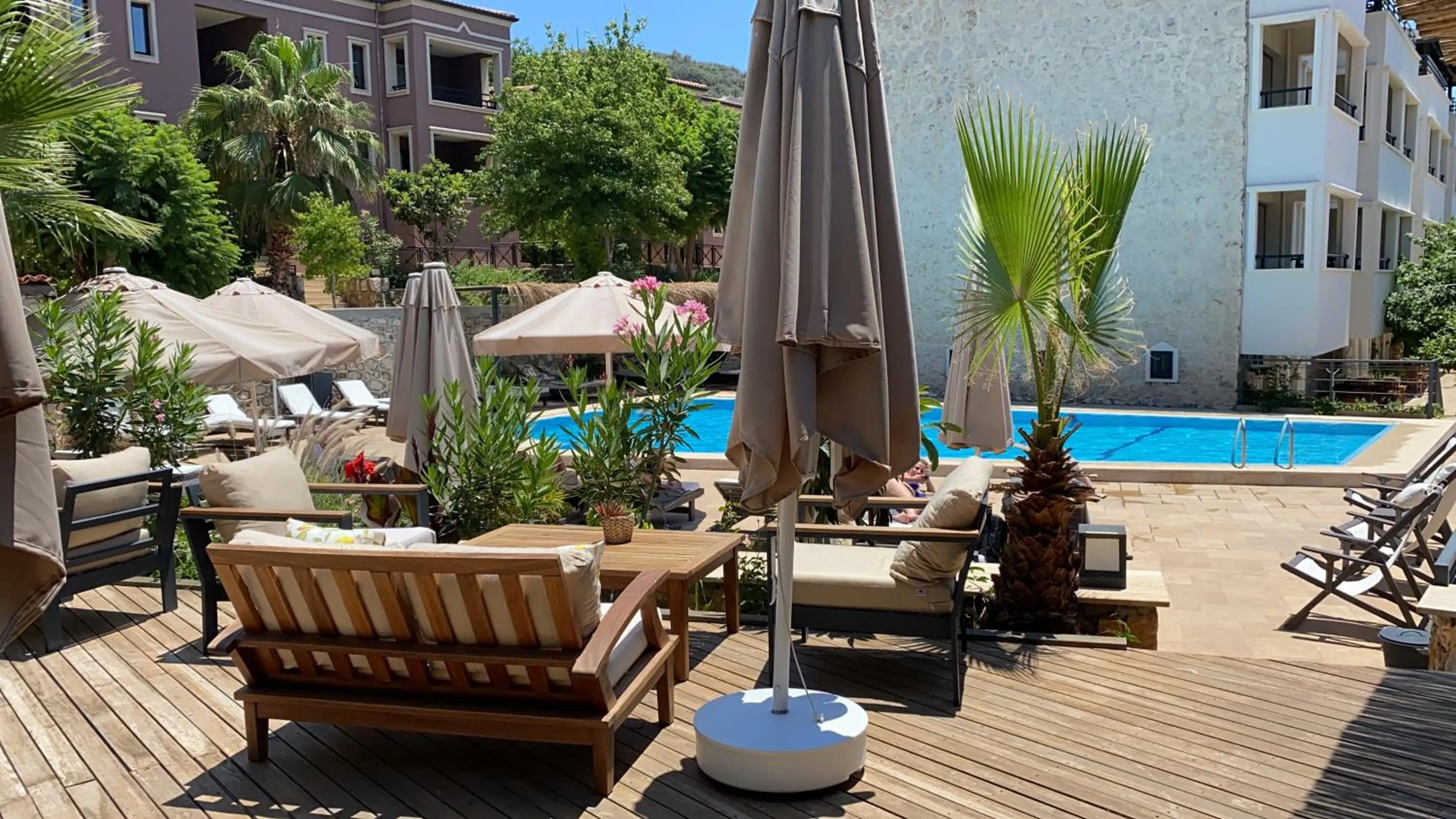 Property building in True Blue Boutique Hotel Kalkan