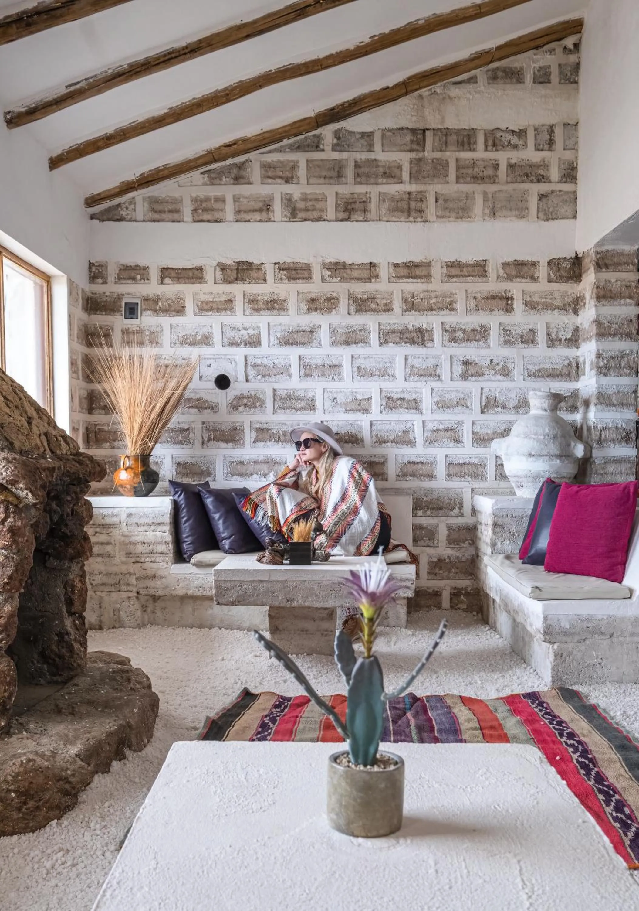 Living room in Hotel de Sal Luna Salada
