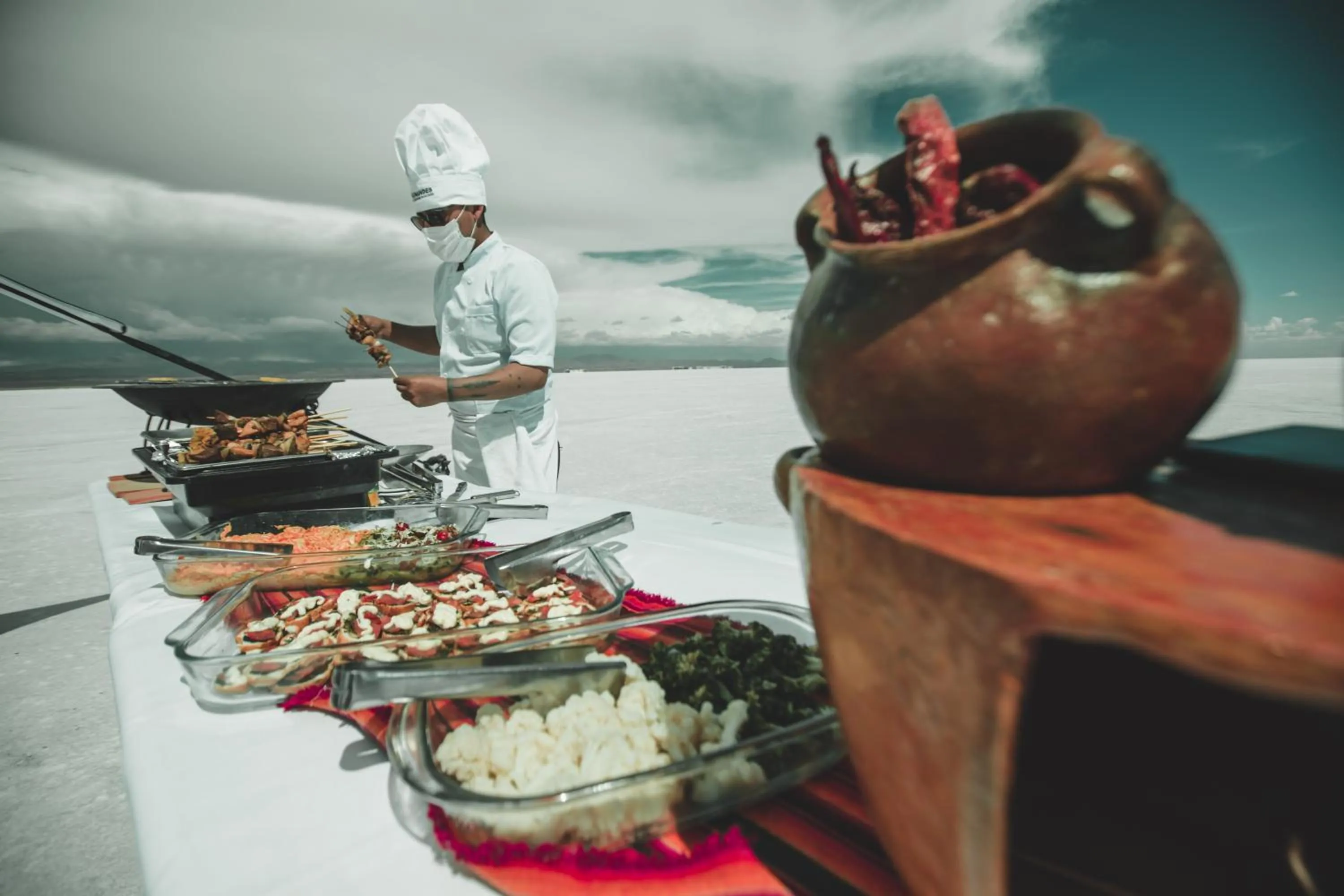 Food in Hotel de Sal Luna Salada