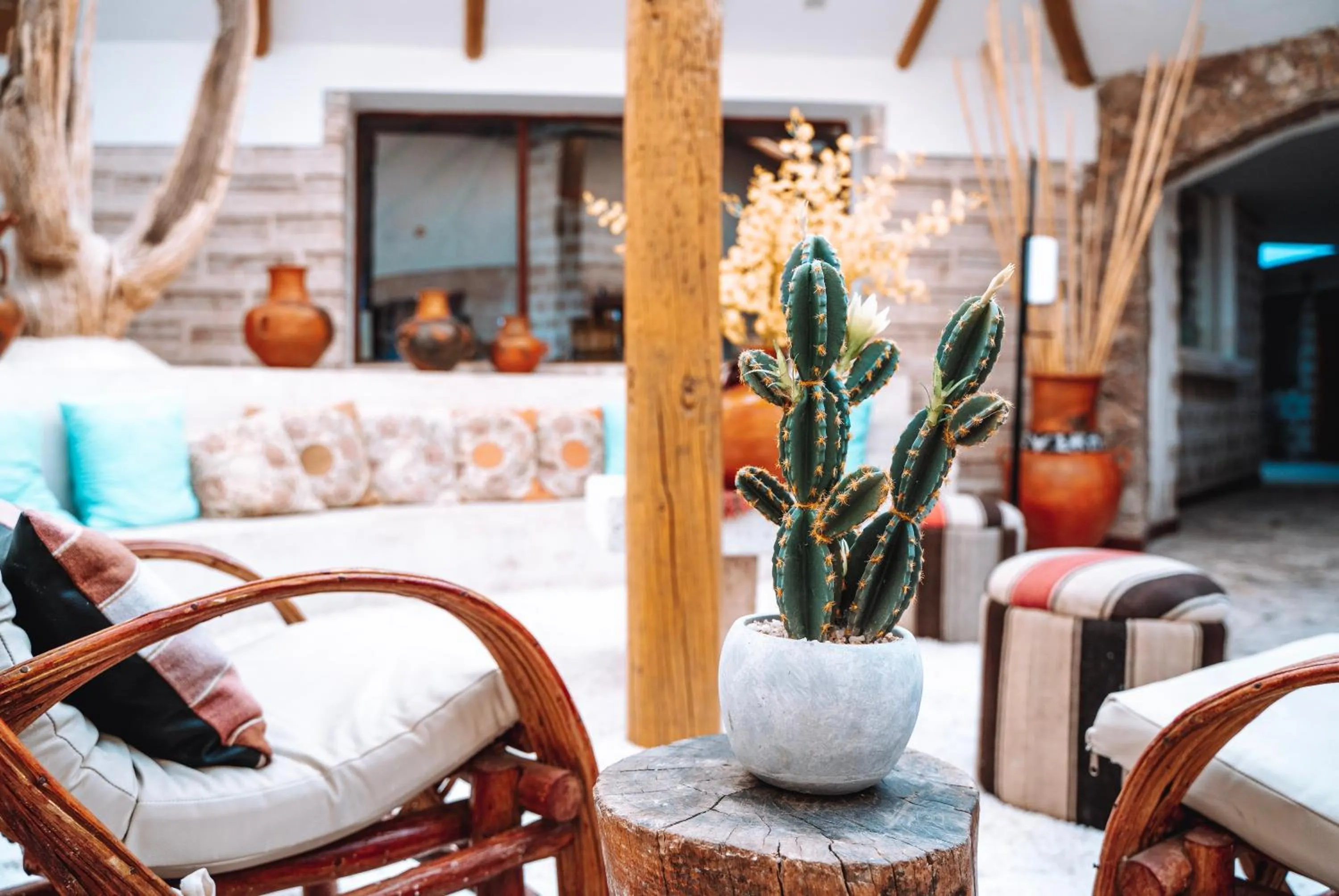 Seating area in Hotel de Sal Luna Salada