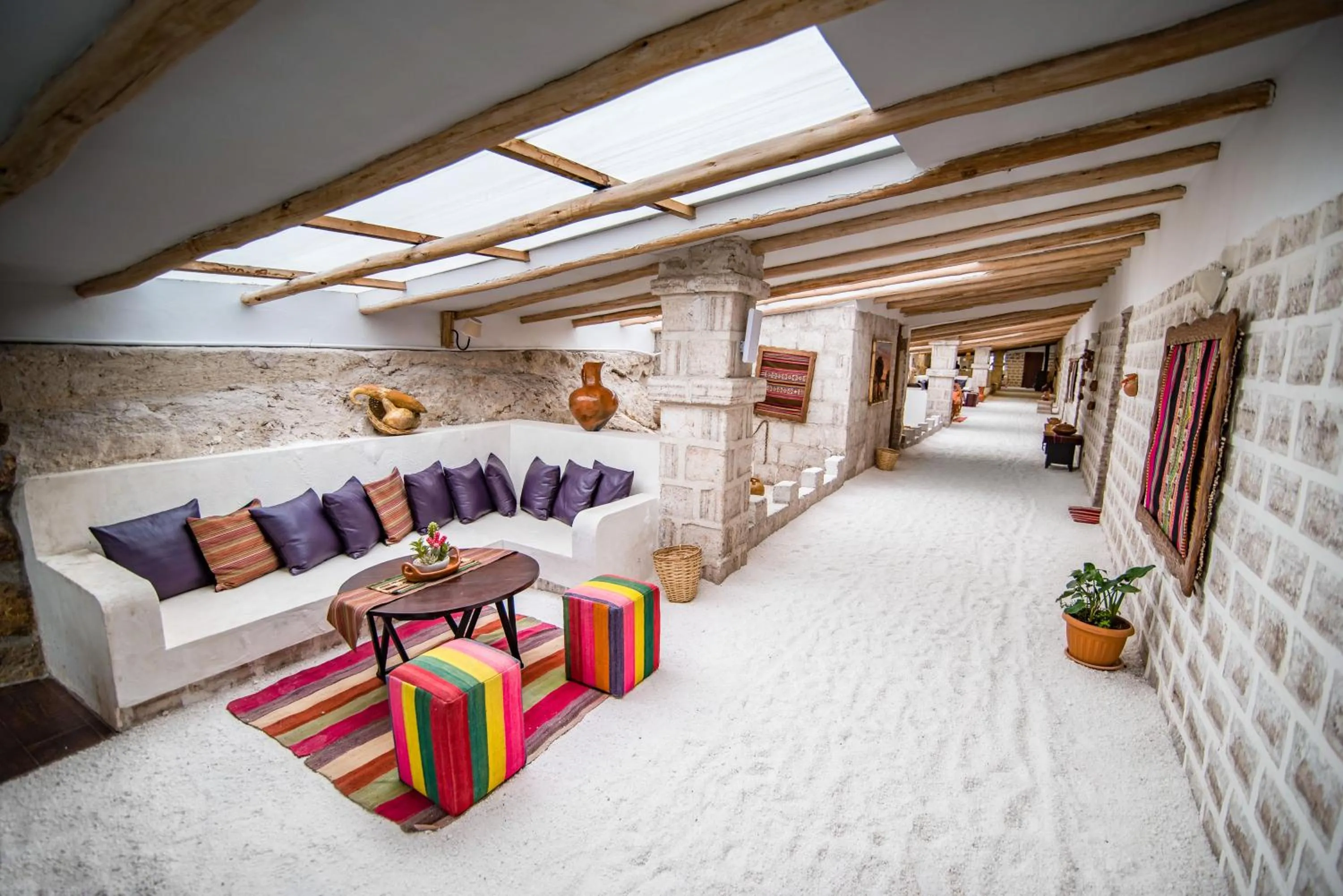 Living room in Hotel de Sal Luna Salada