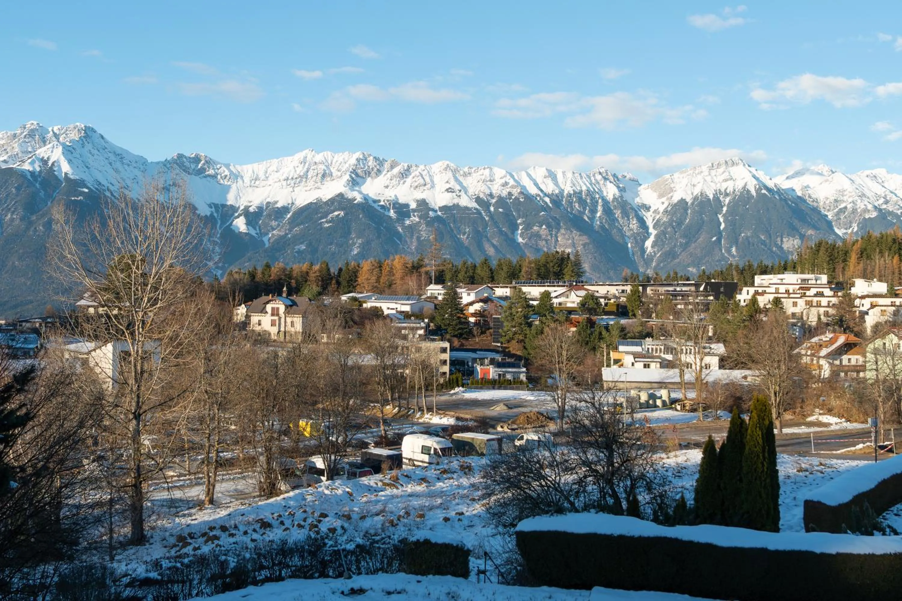 Mountain view in Hotel Gruberhof Innsbruck Igls B&B