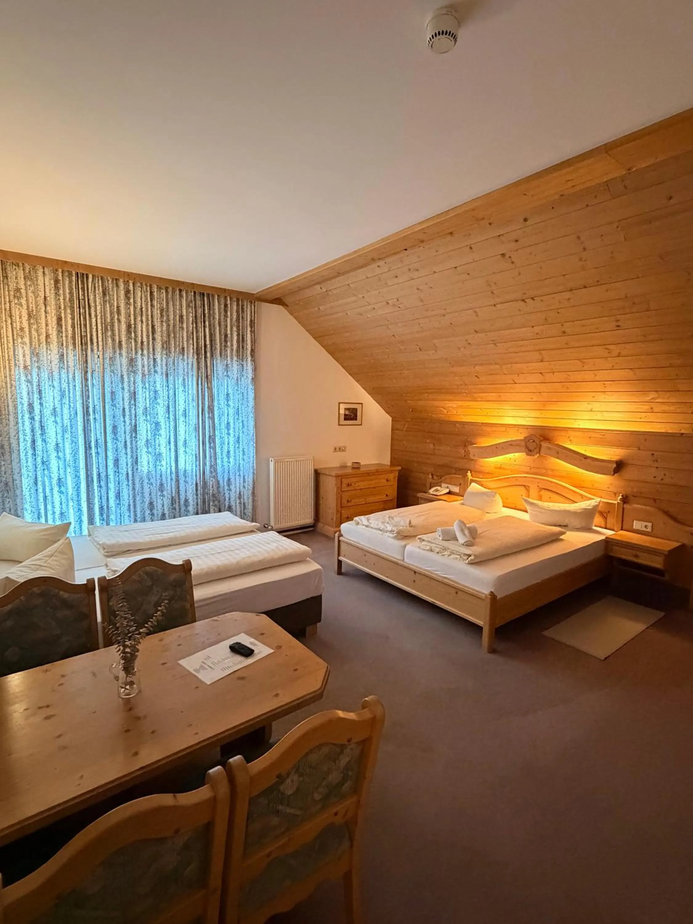 Bedroom, Bed in Hotel Gruberhof Innsbruck Igls B&B