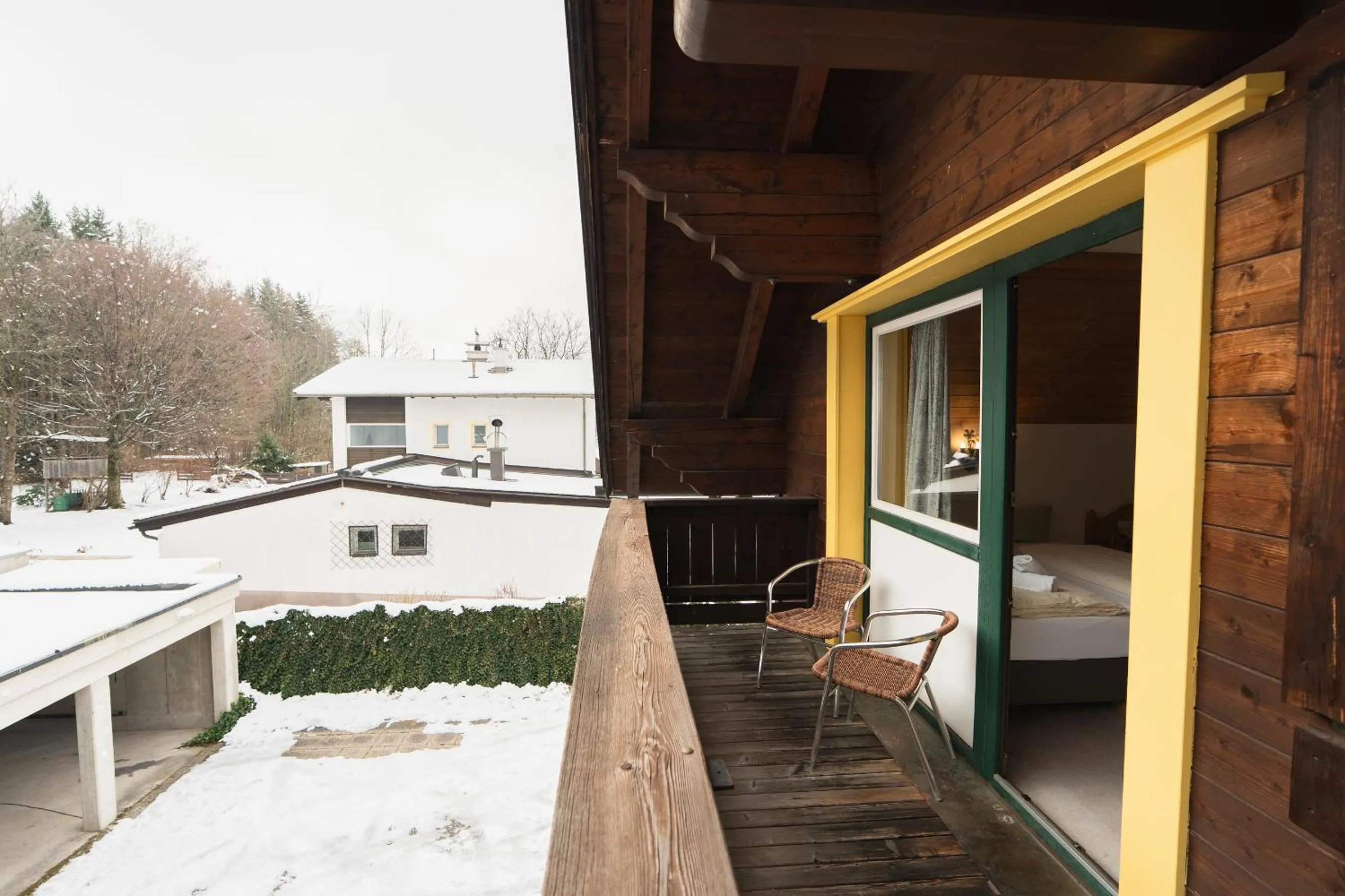 Balcony/Terrace in Hotel Gruberhof Innsbruck Igls B&B