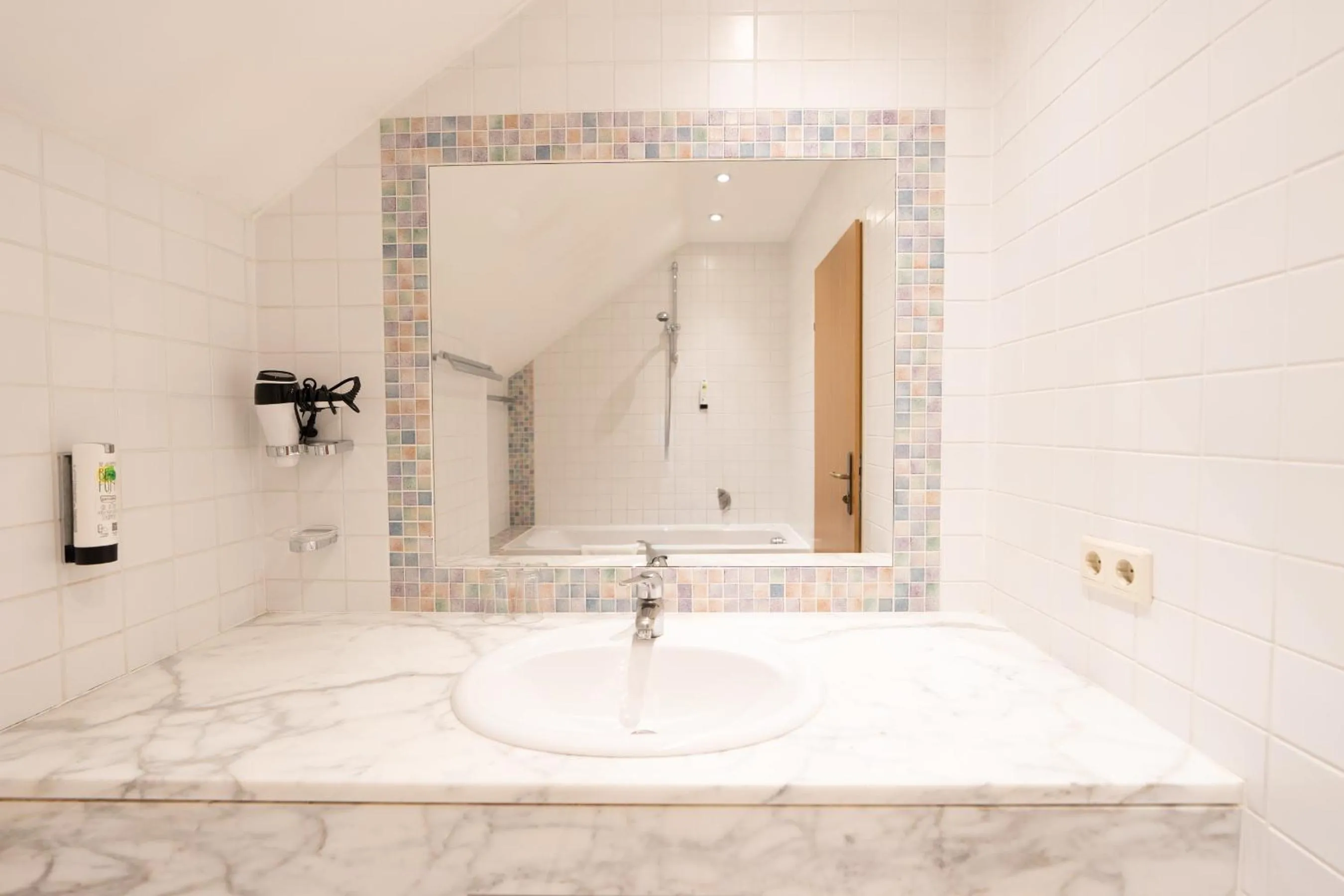 Bathroom in Hotel Gruberhof Innsbruck Igls B&B