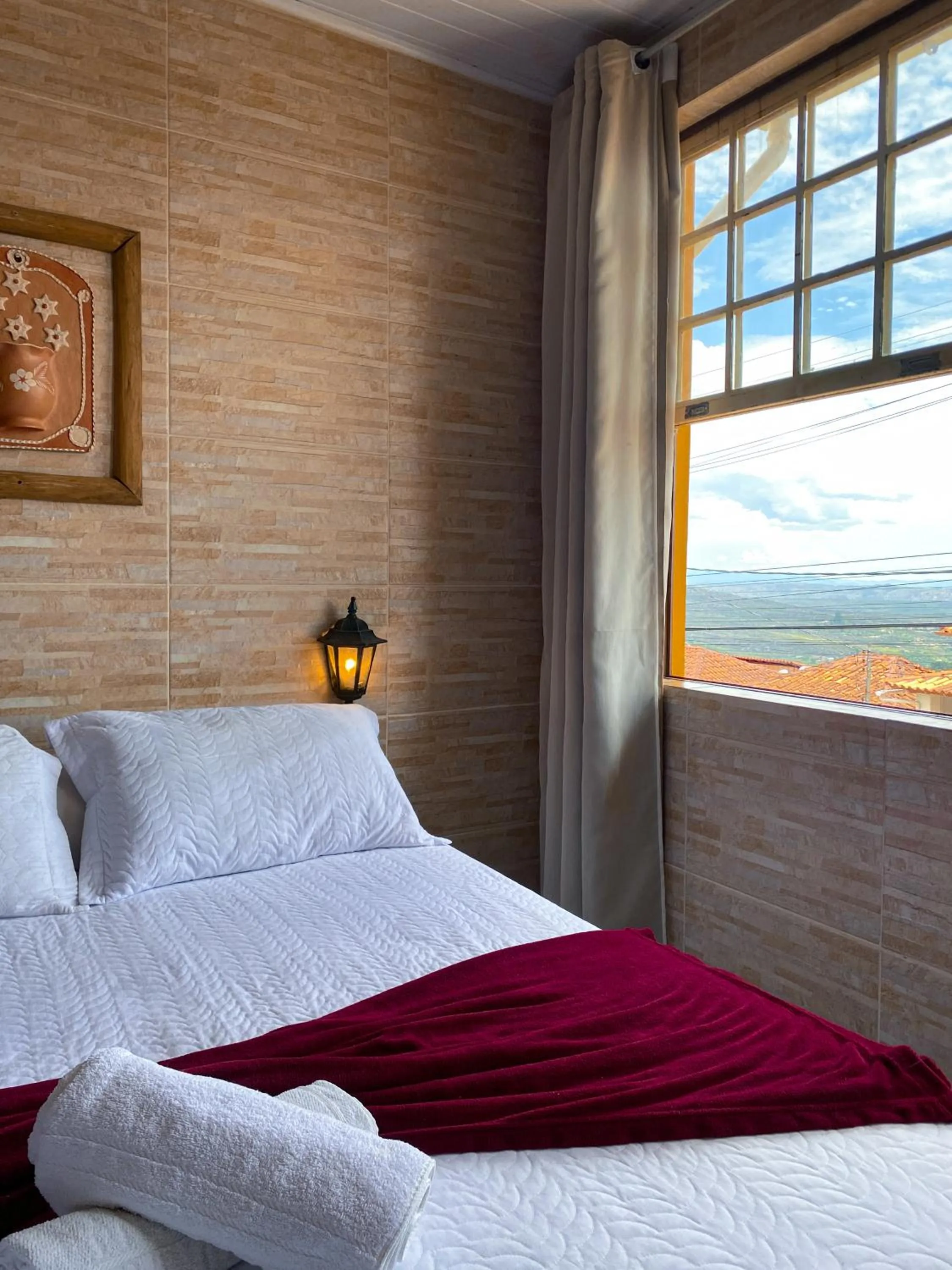 Bed in Hotel Montanhas de Minas