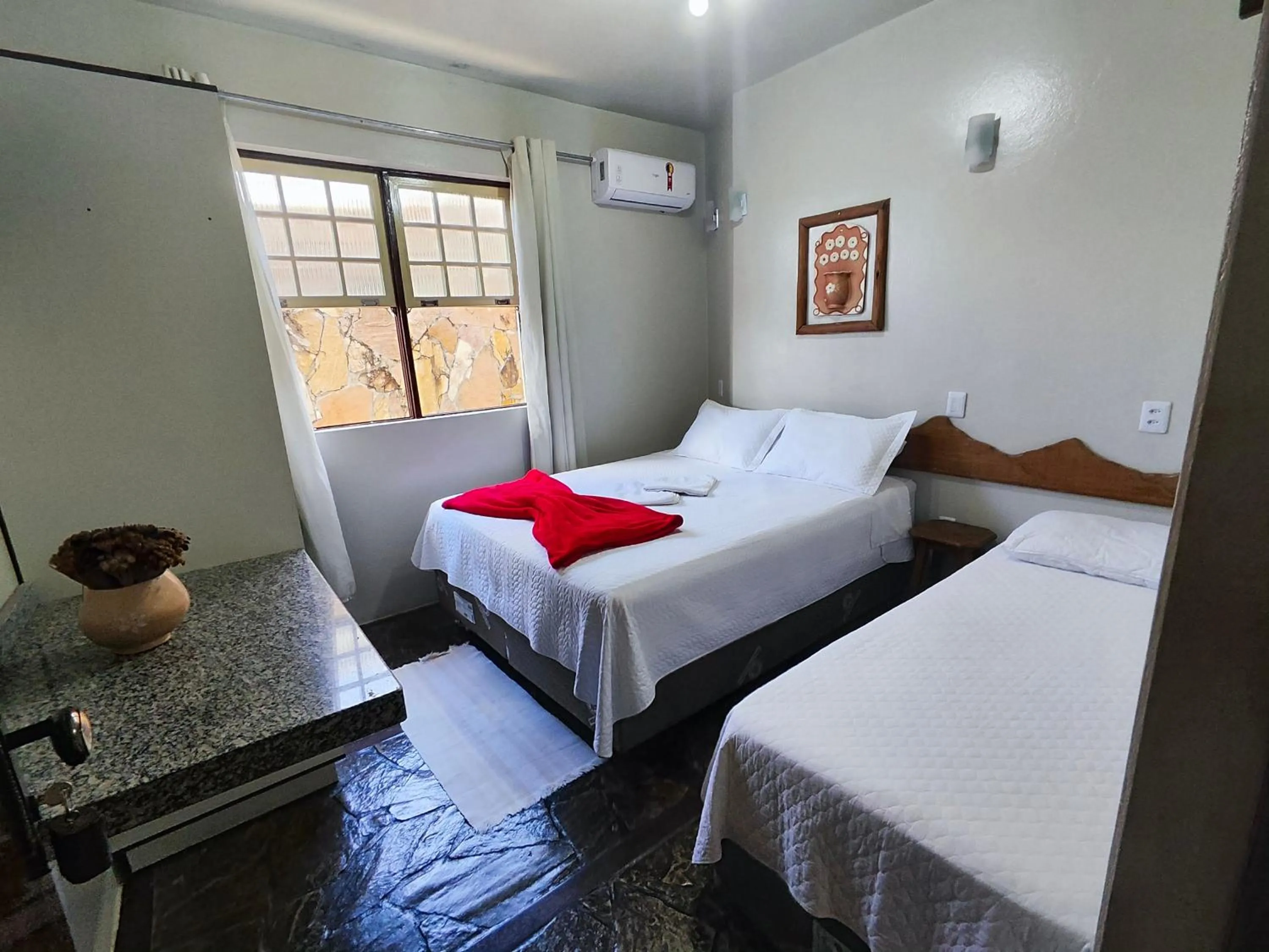 Bed in Hotel Montanhas de Minas