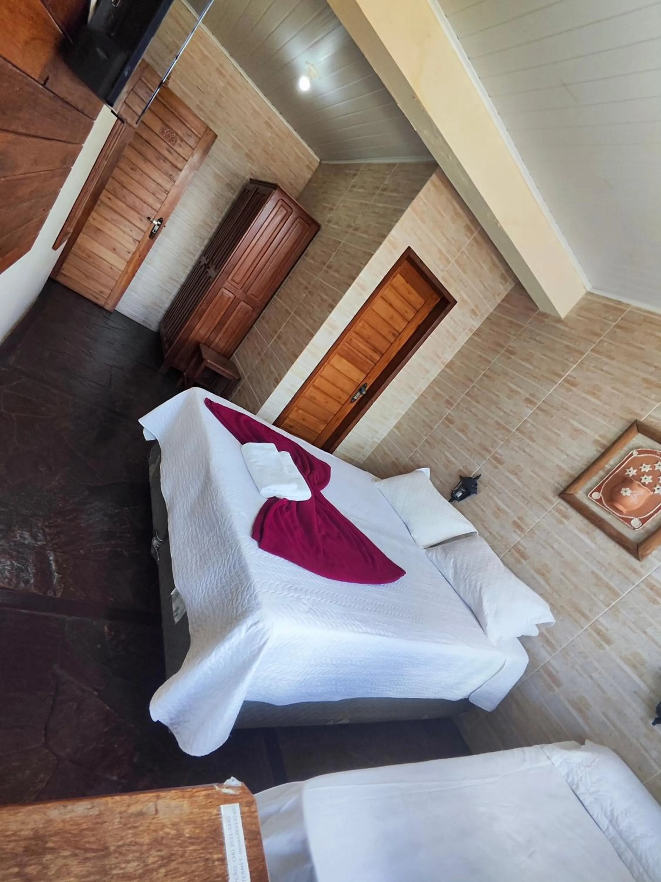 Bed in Hotel Montanhas de Minas