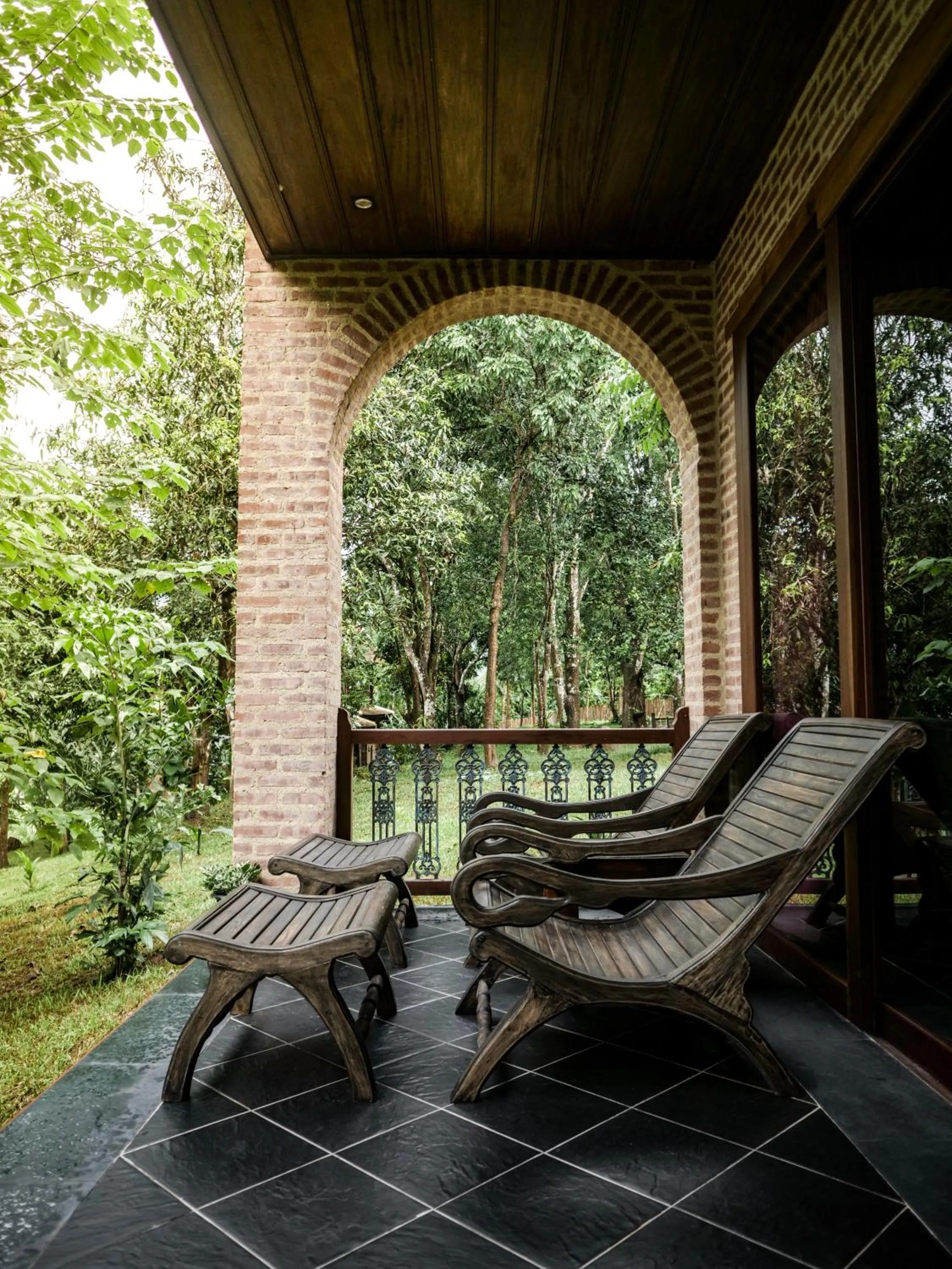 Patio in Chateau Orientale Resort