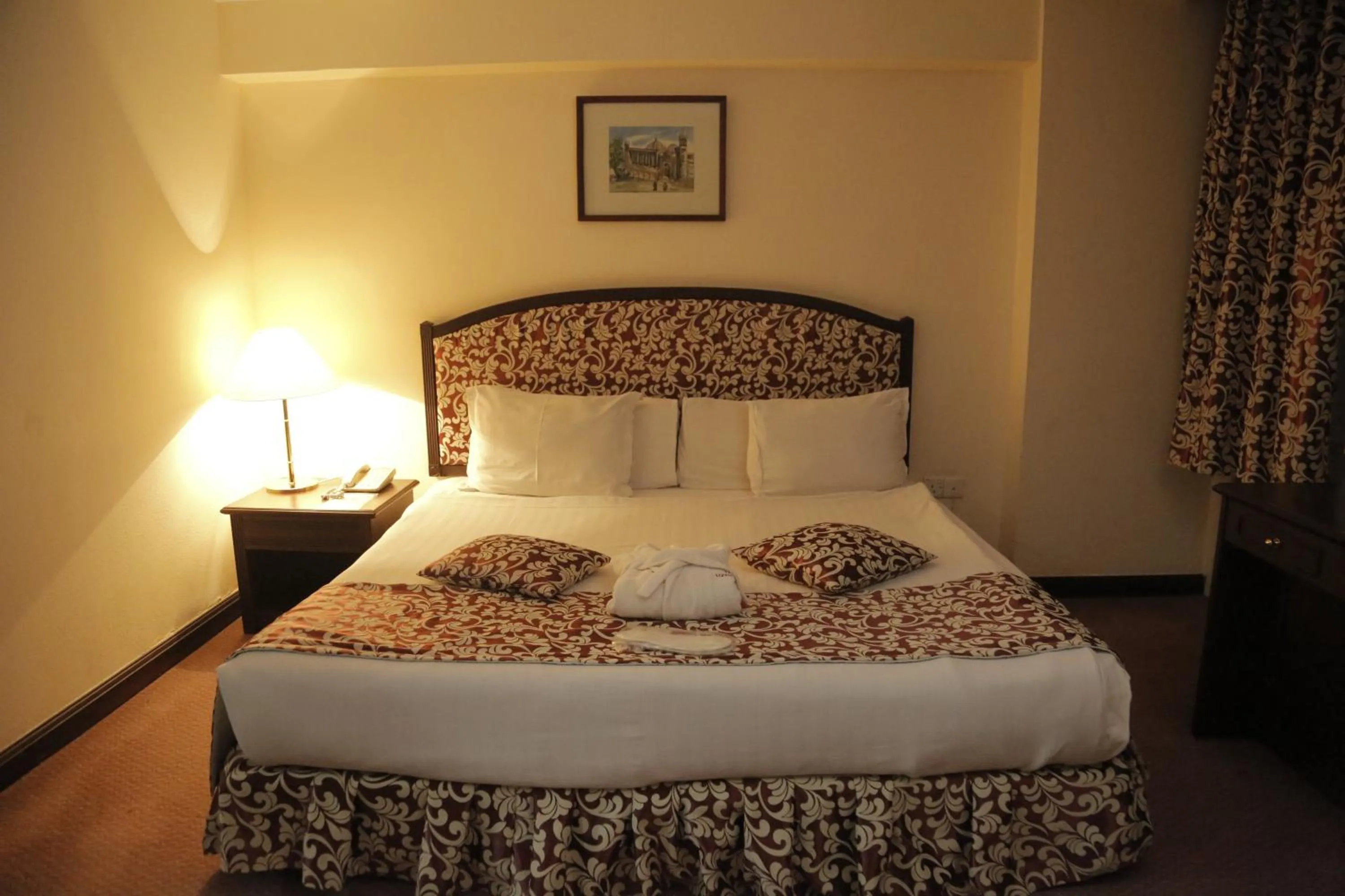 Bed in Hotel Uzbekistan