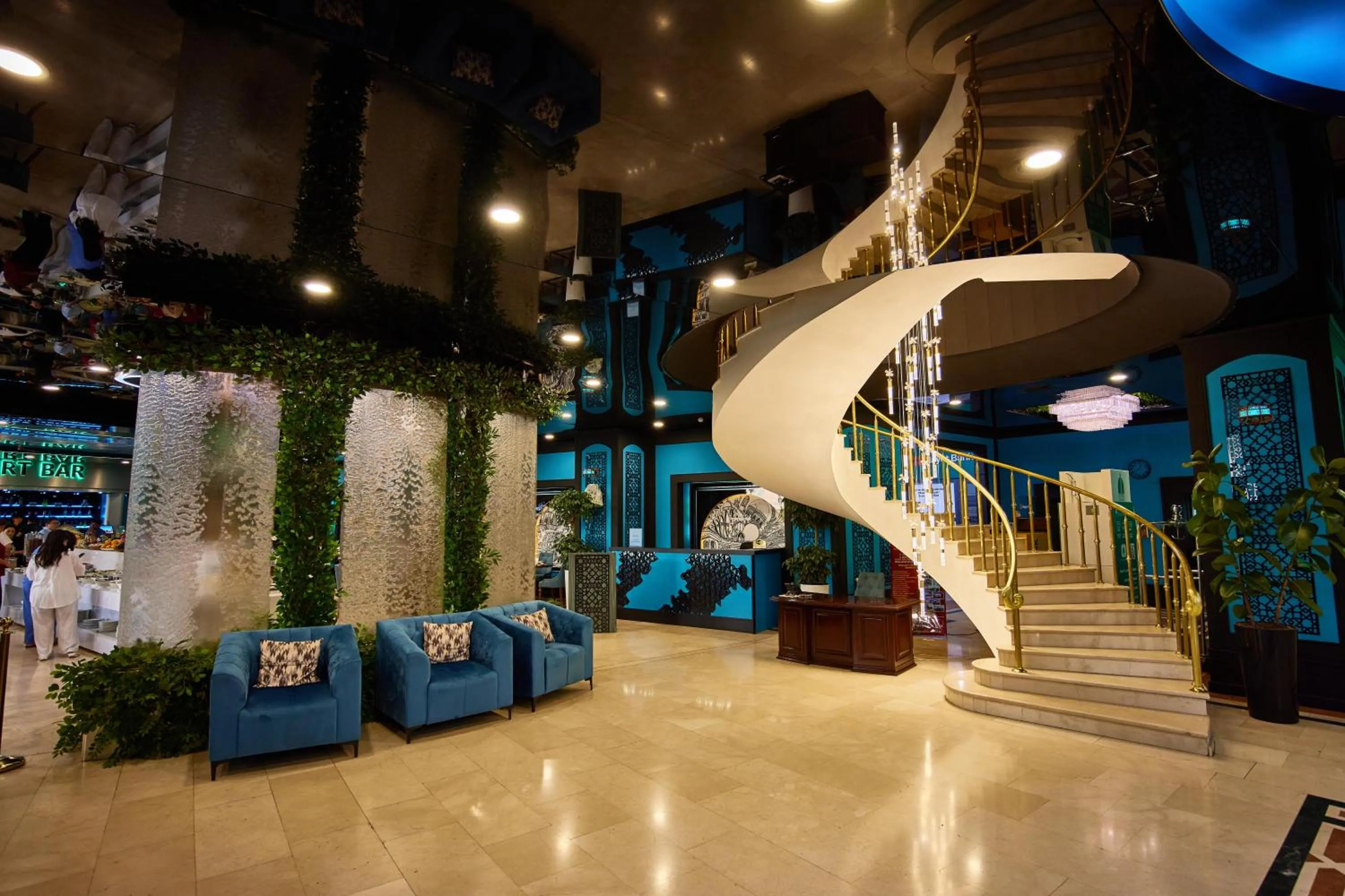 Lobby or reception in Hotel Uzbekistan