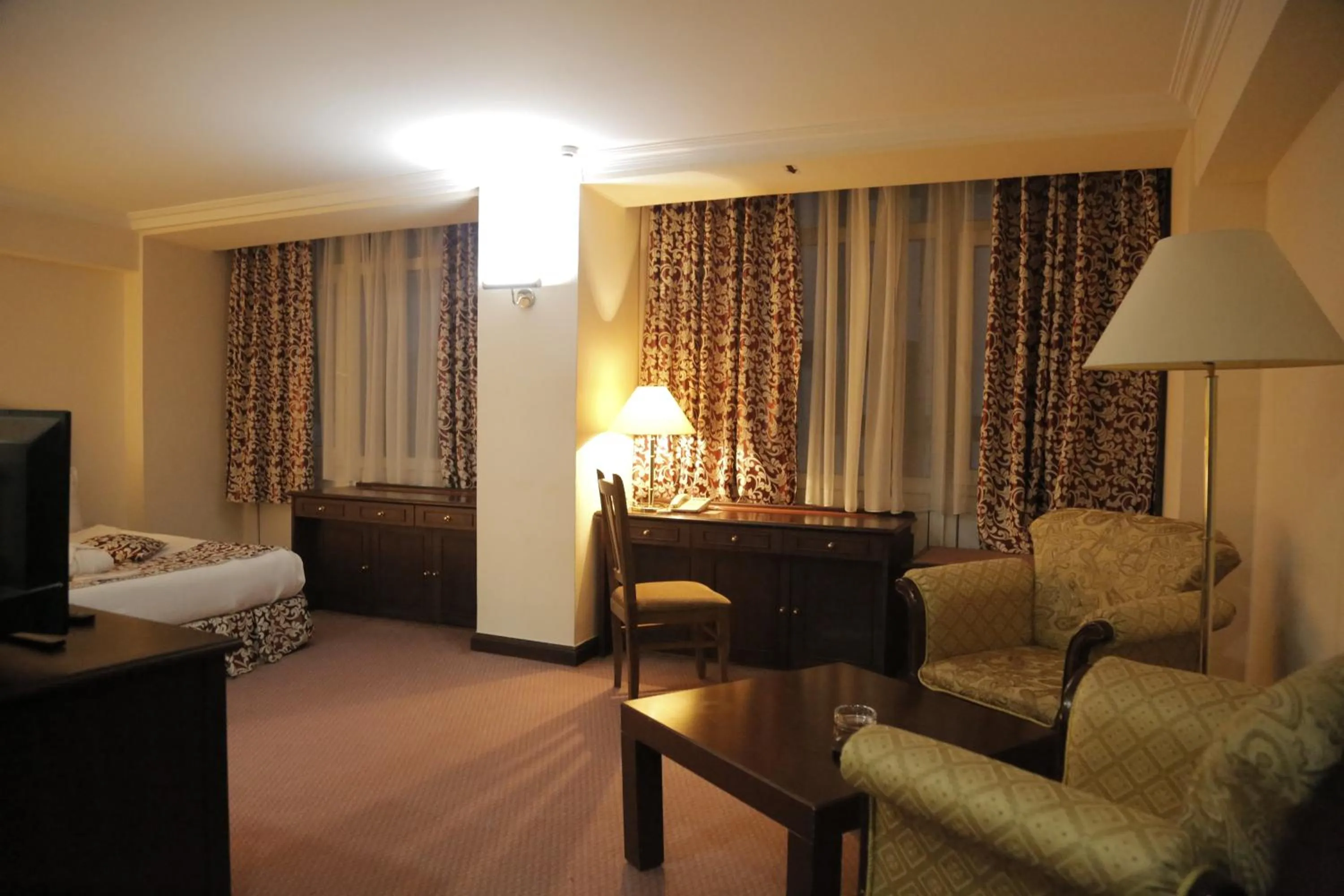 Decorative detail, Bed in Hotel Uzbekistan