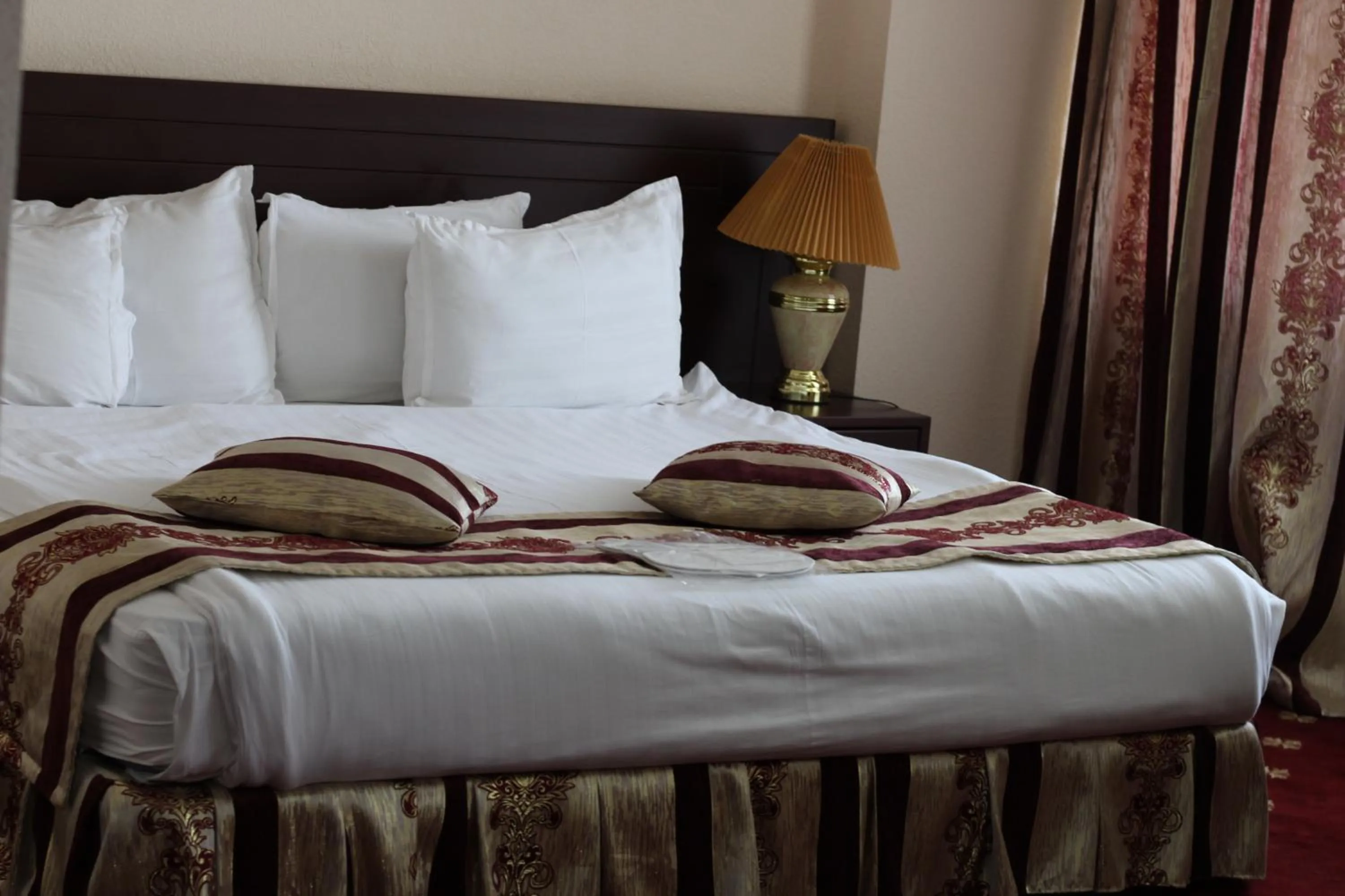 Bed in Hotel Uzbekistan