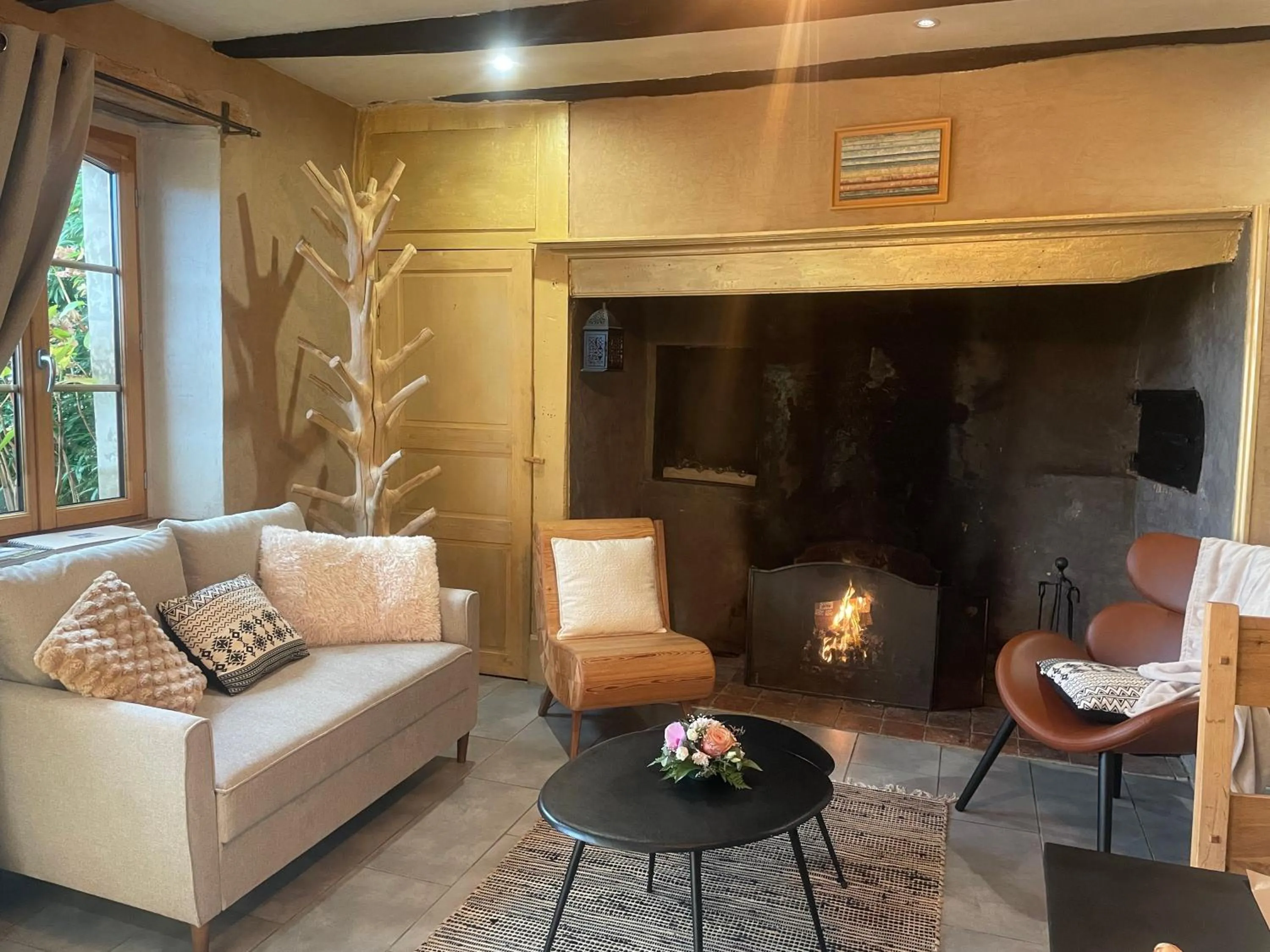 Living room in Éco-domaine Gîtes et Spa - Mer, Nature & Confort - Côte d'Opale