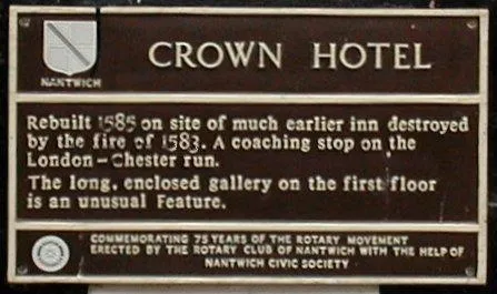 Logo/Certificate/Sign in Crown Hotel