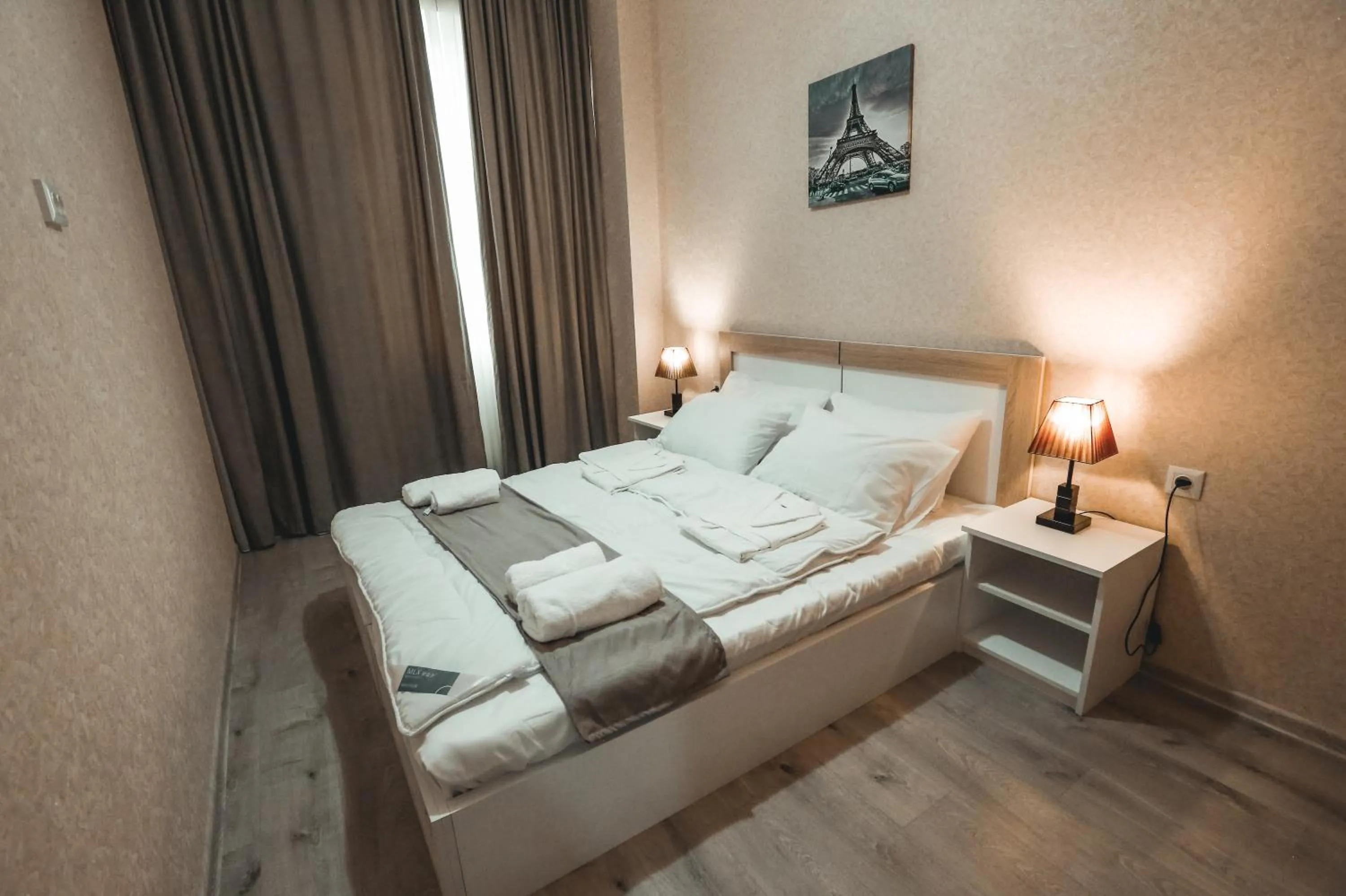 Bedroom, Bed in Vazi Aparthotel