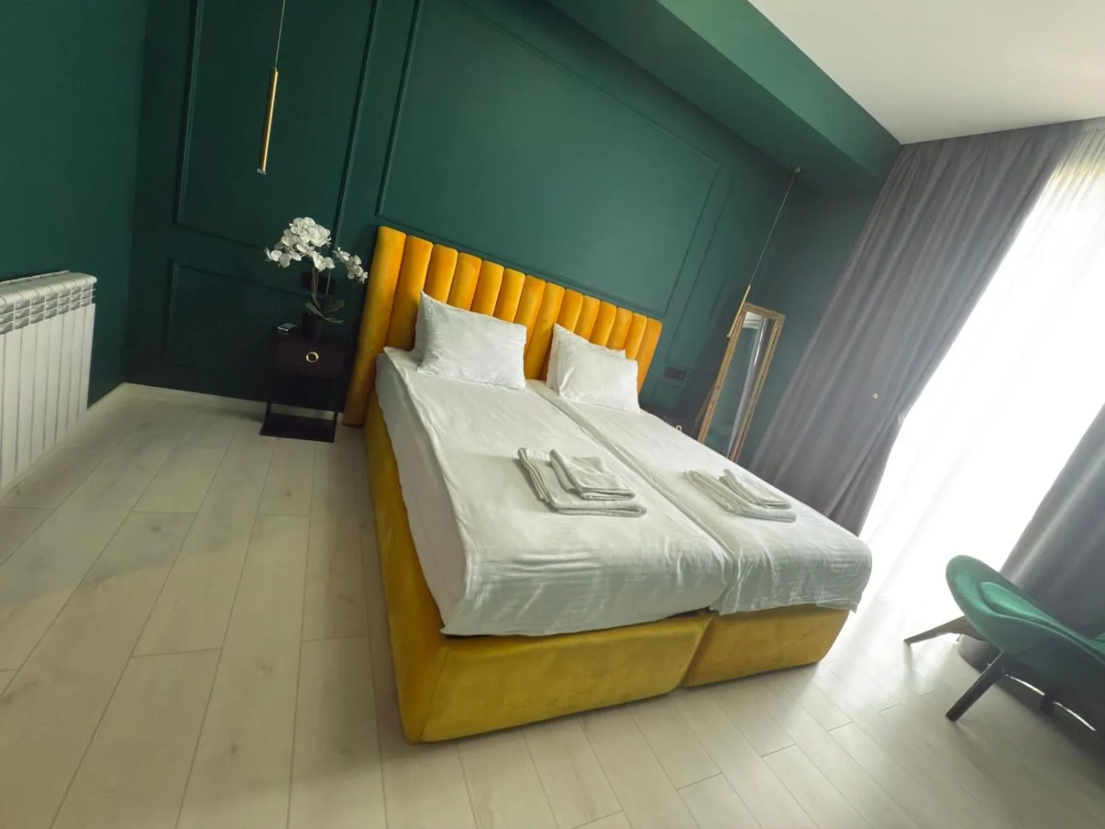 Bed in Vazi Aparthotel