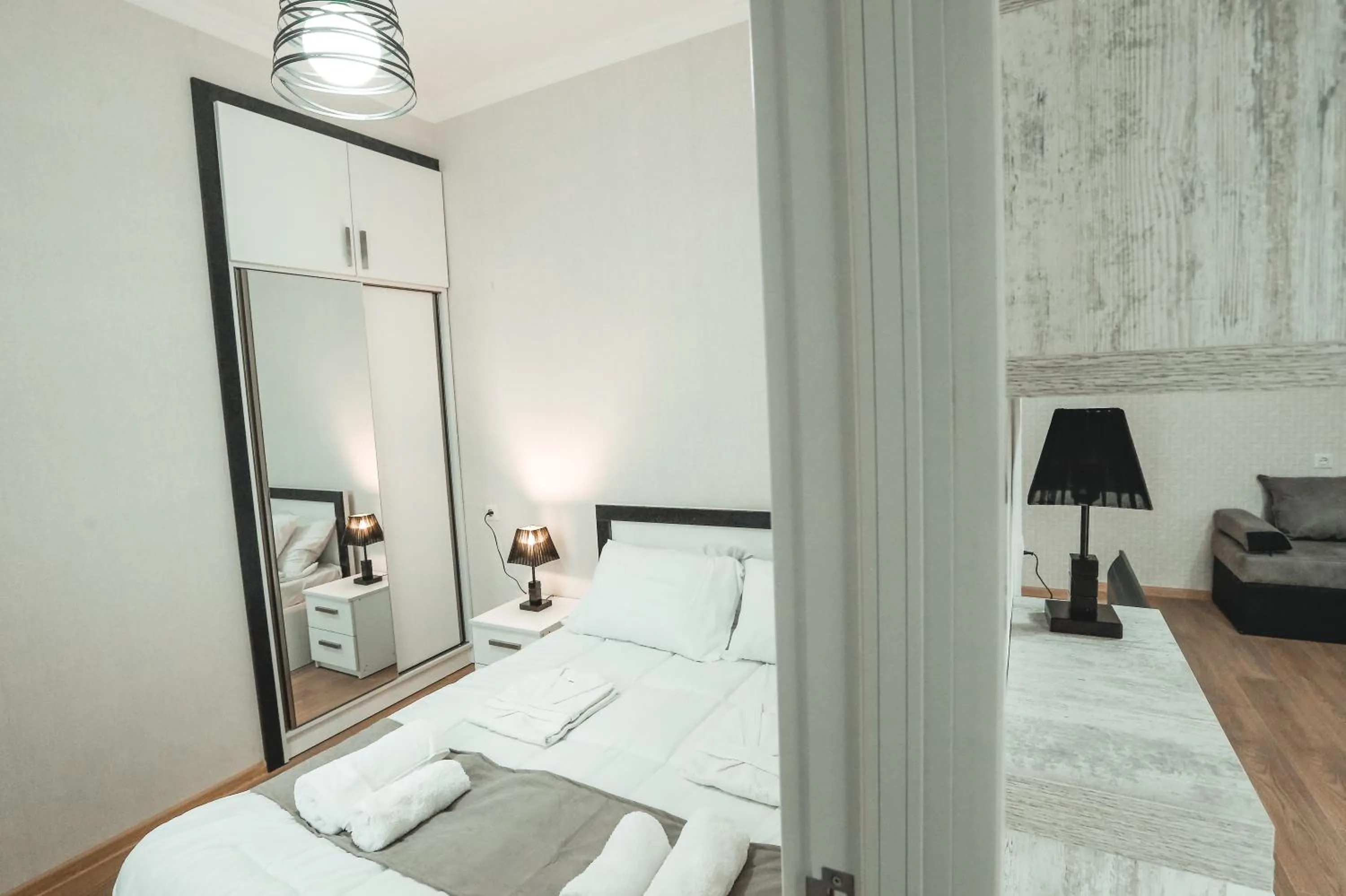 Bedroom, Bed in Vazi Aparthotel