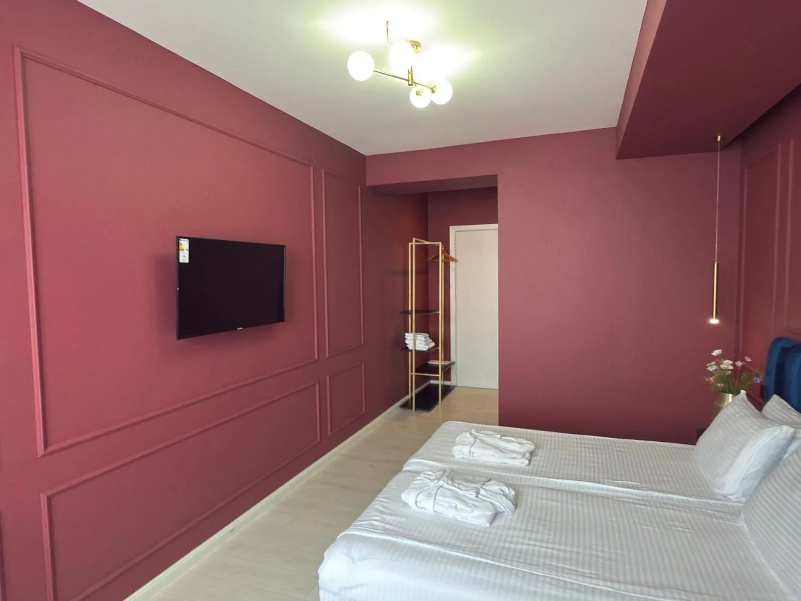 Bed in Vazi Aparthotel