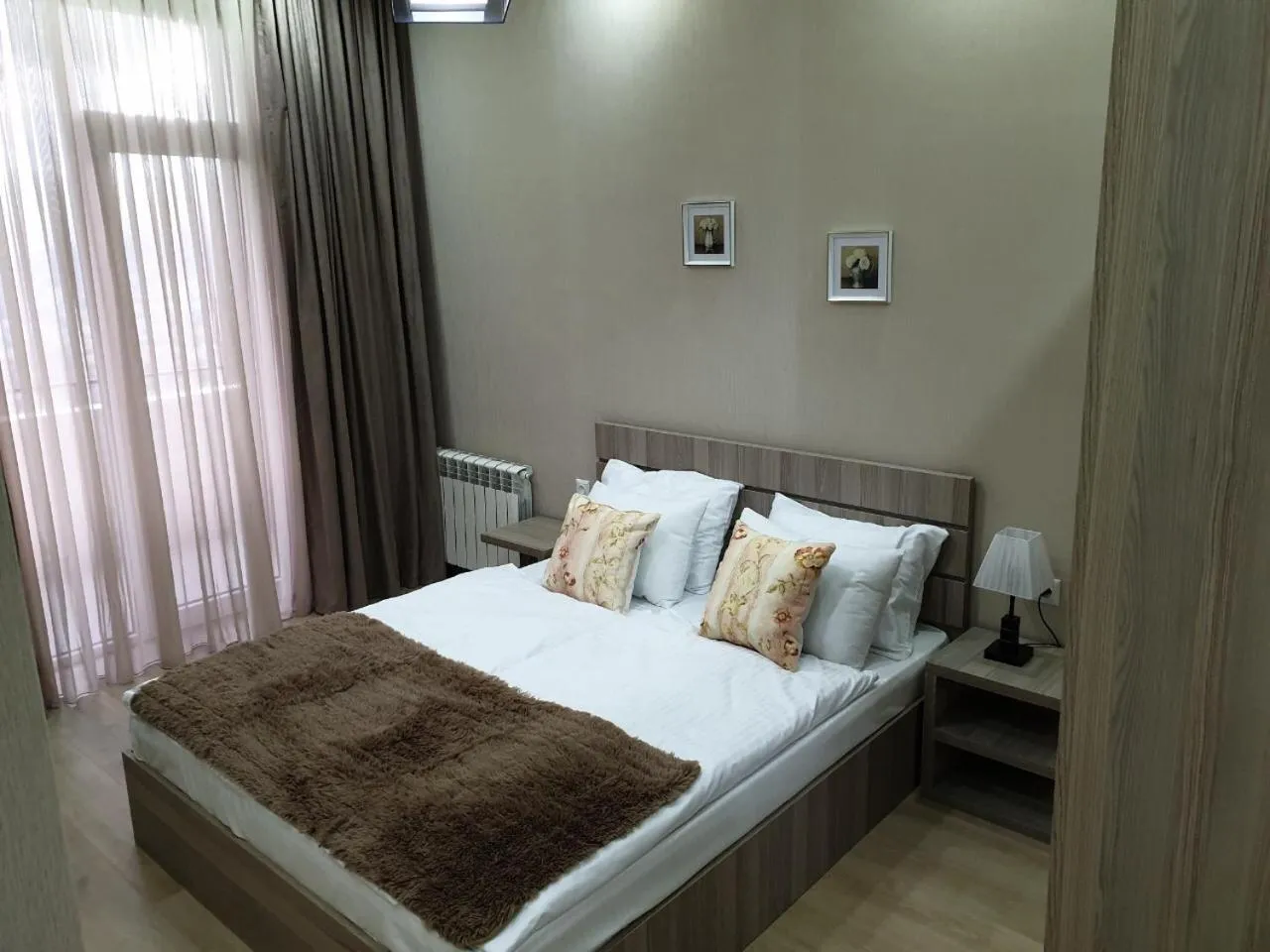 Bed in Vazi Aparthotel